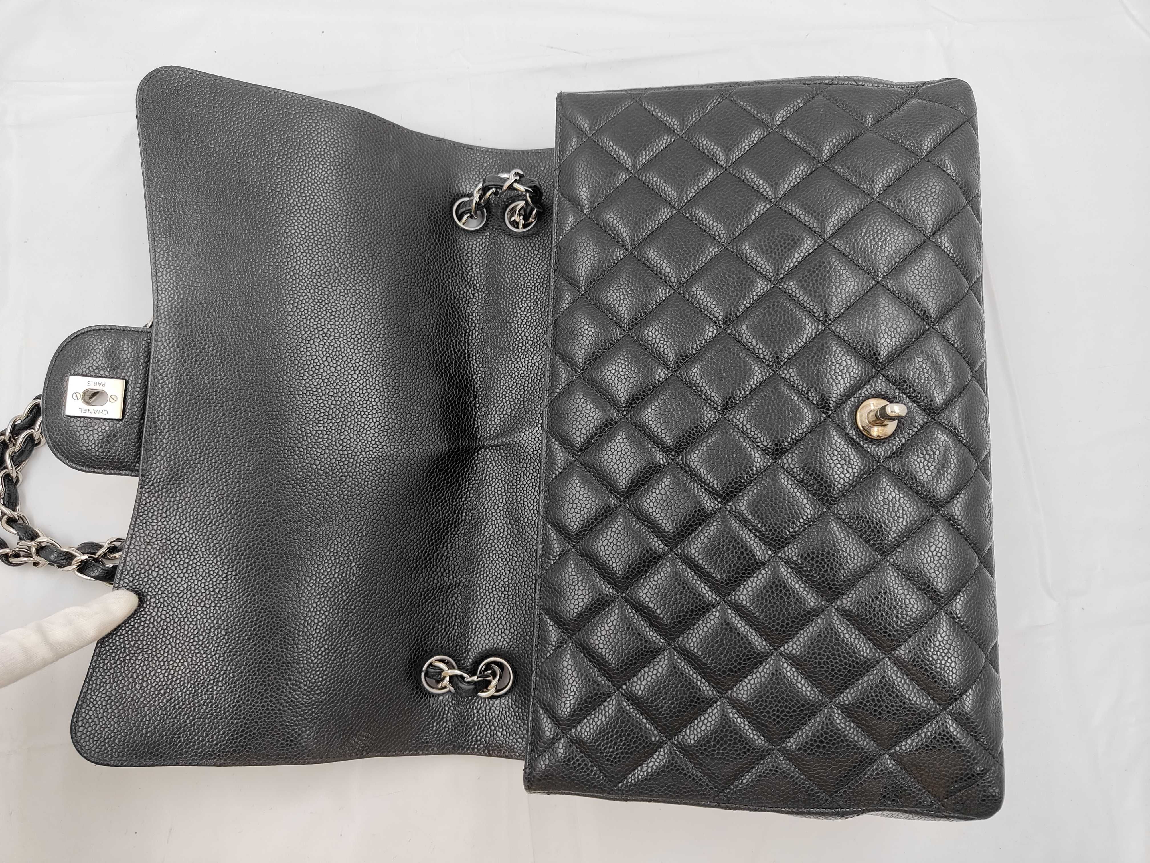Caviar Skin 34 Double Flap Bag (with seal) - Shoulder Bag — view 7