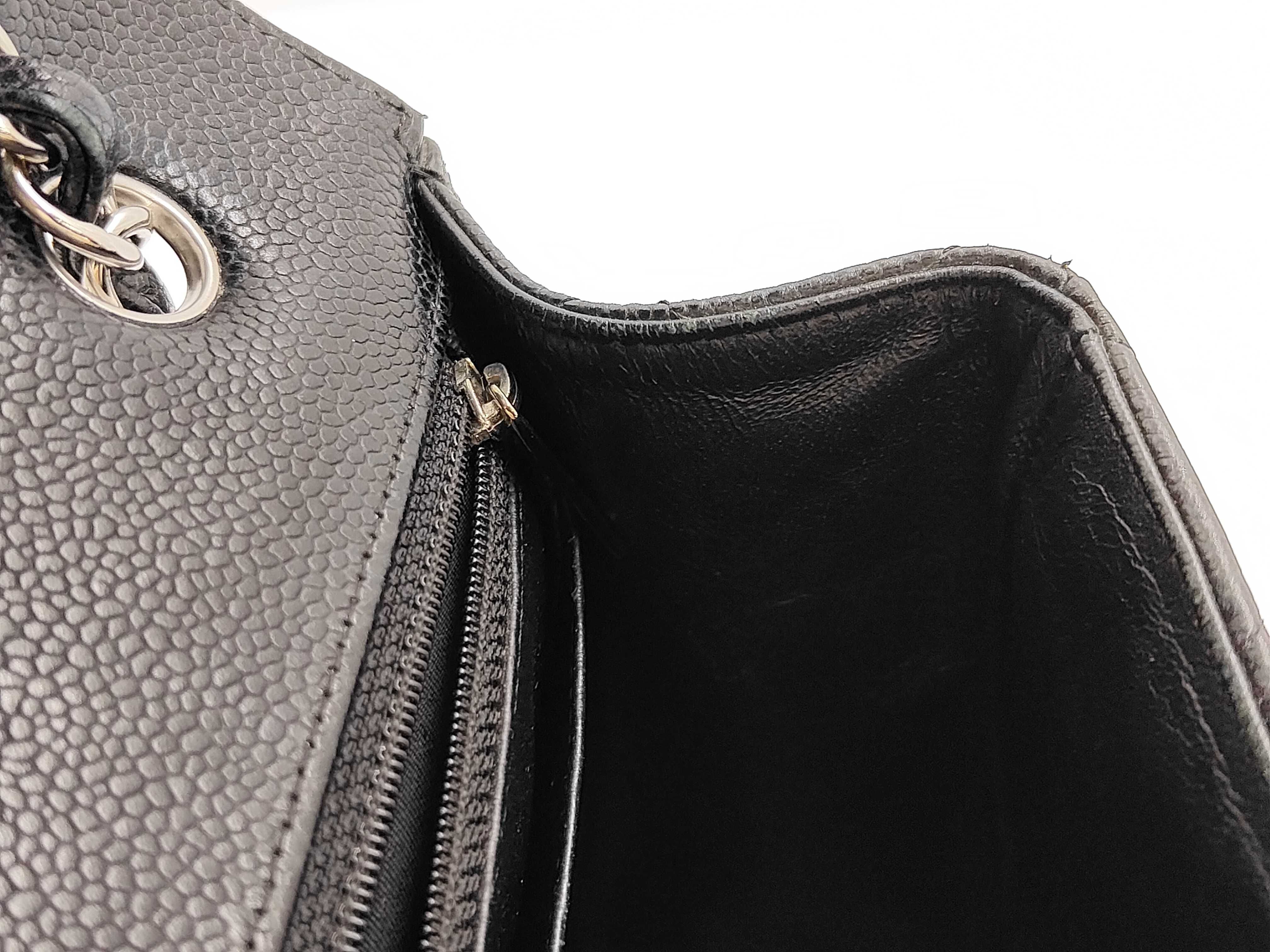 Caviar Skin 34 Double Flap Bag (with seal) - Shoulder Bag — view 8