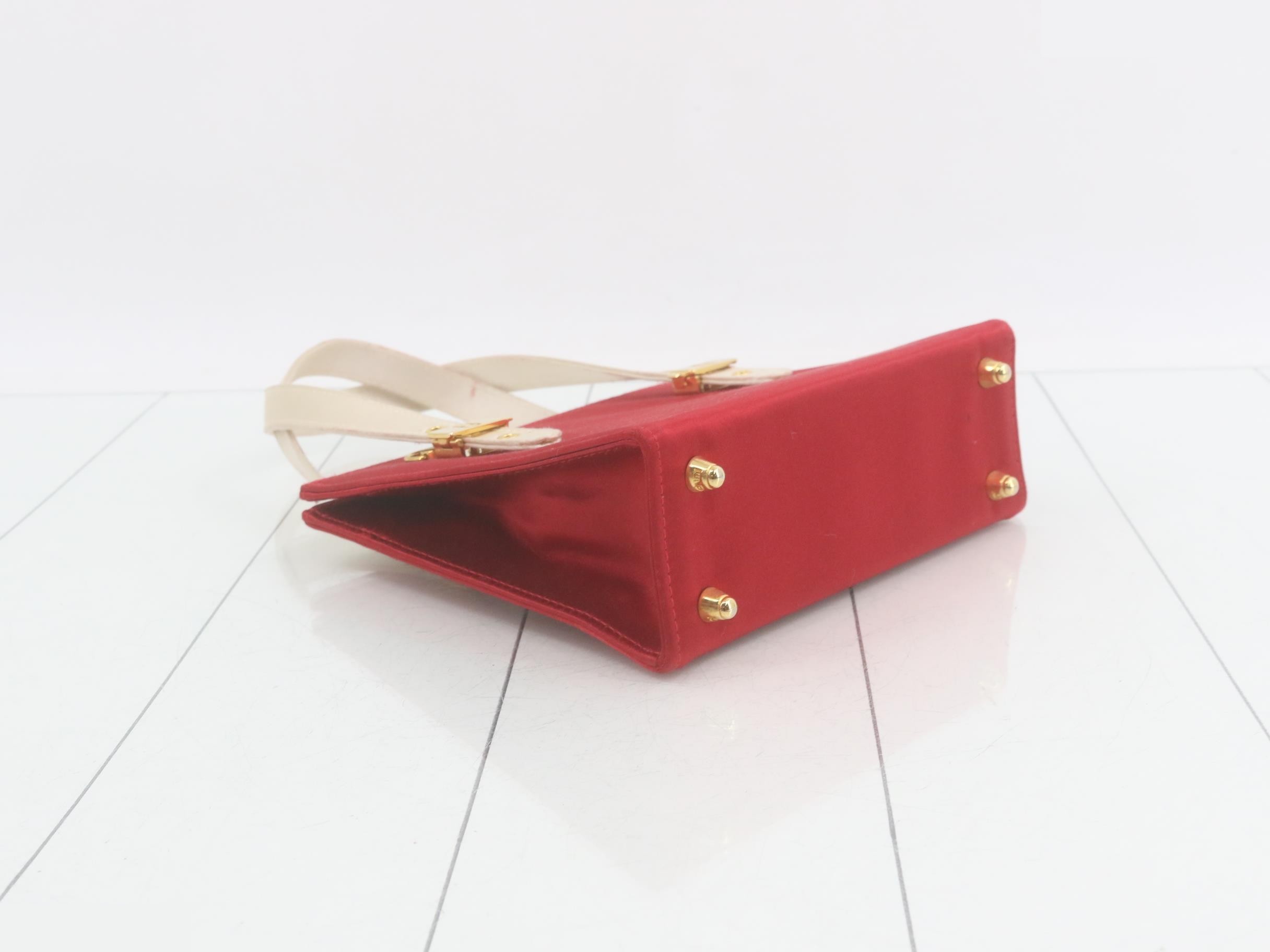Satin 2-Way Handbag with Shoulder Strap — view 5