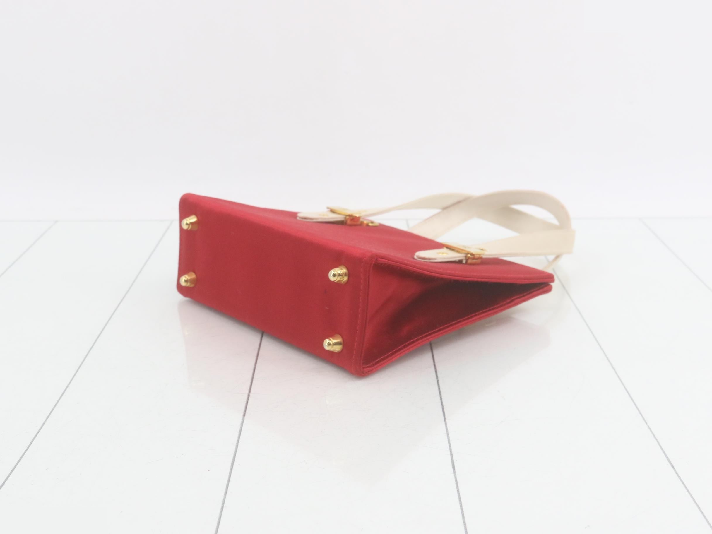 Satin 2-Way Handbag with Shoulder Strap — view 6