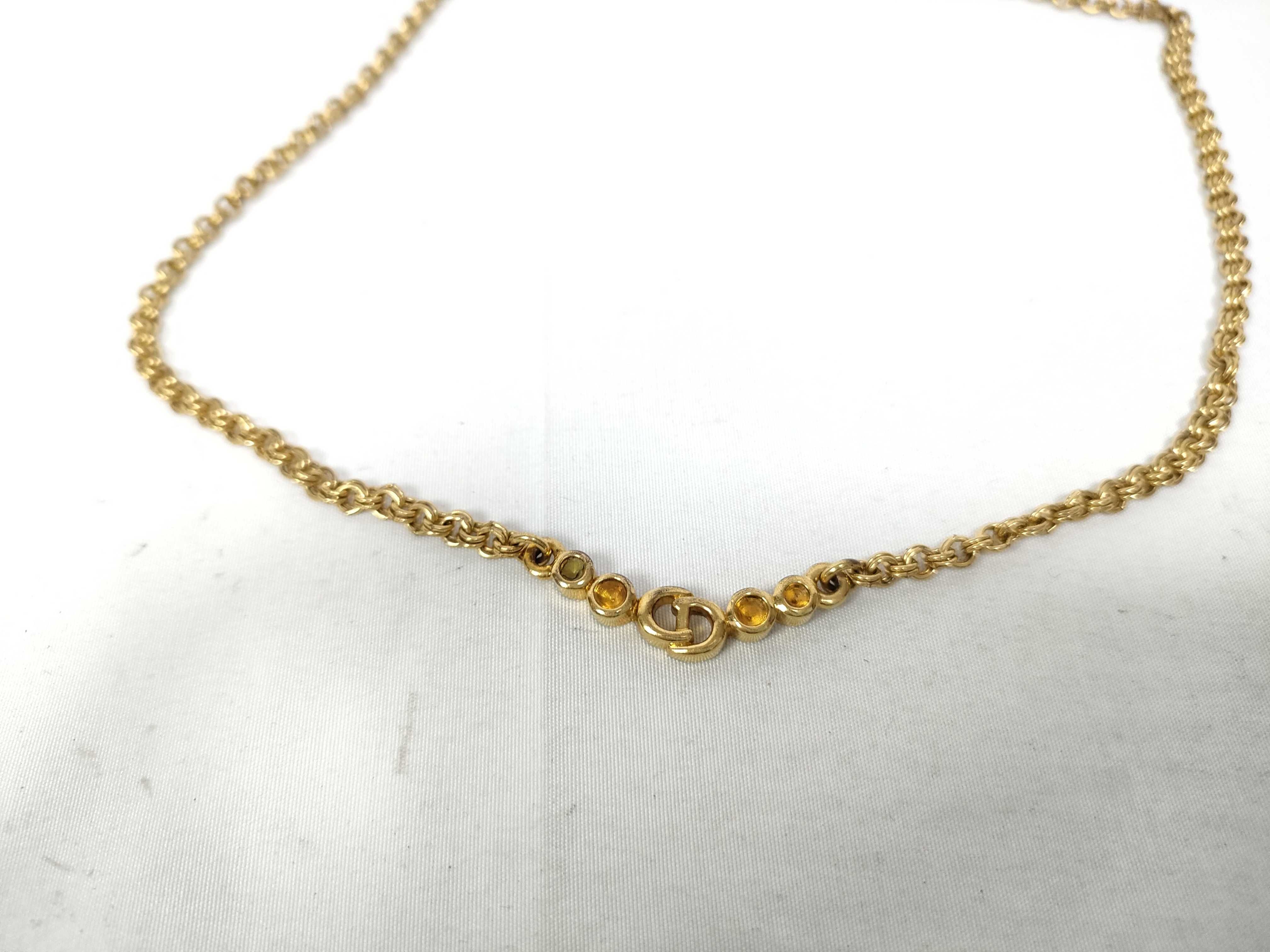 necklace with CD logo — view 2