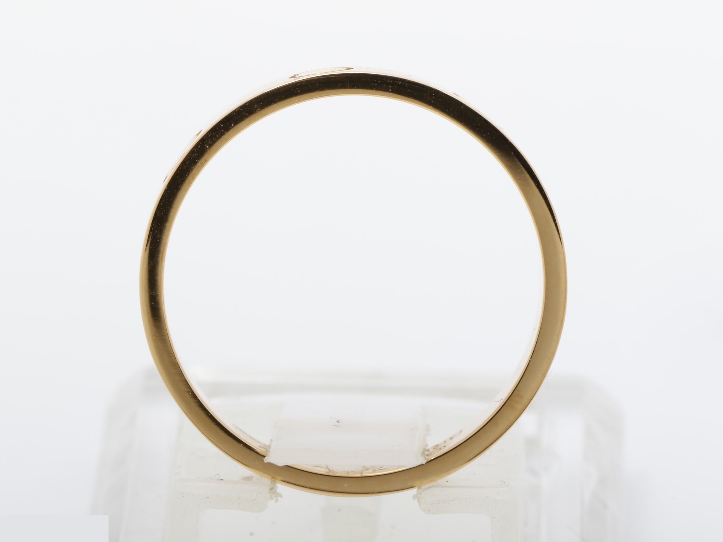 Au750PG Mini Love Ring, Size 52 / Approx. 3.5mm width, 3.2g — view 5