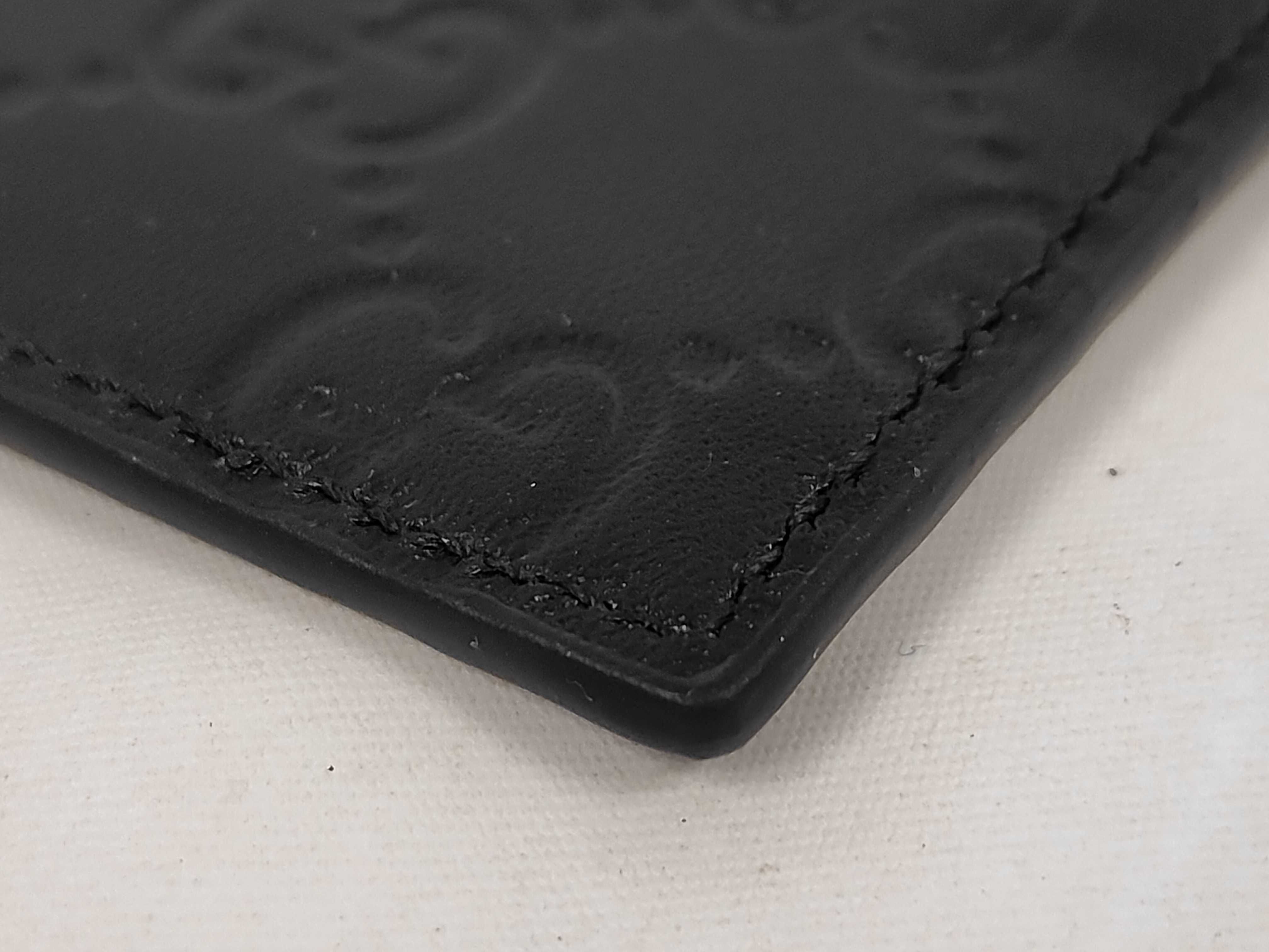 233166 Guccissima Card Case, Black (Card Case/Pass Case/Business Card Holder) — view 3