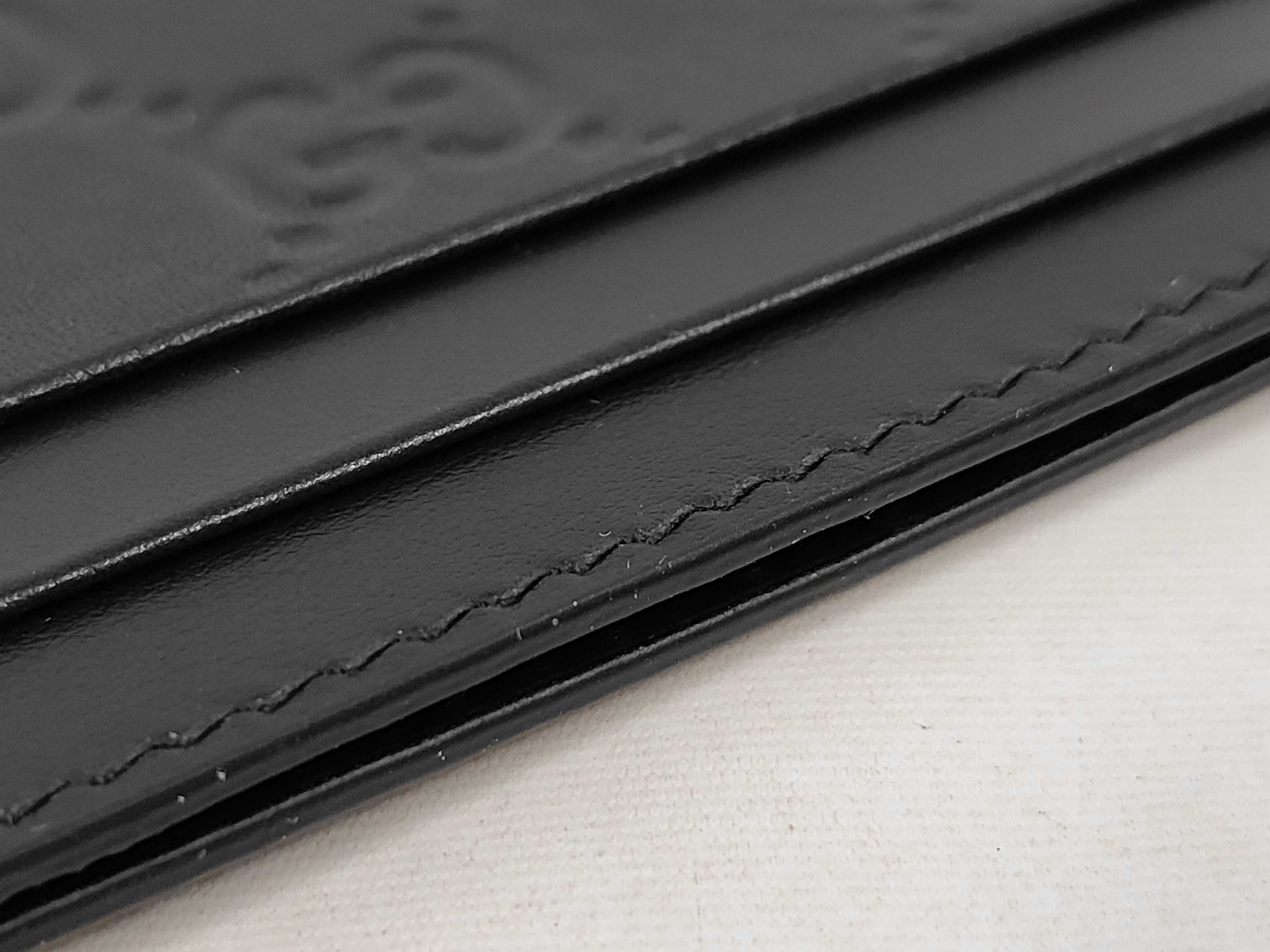 233166 Guccissima Card Case, Black (Card Case/Pass Case/Business Card Holder) — view 5
