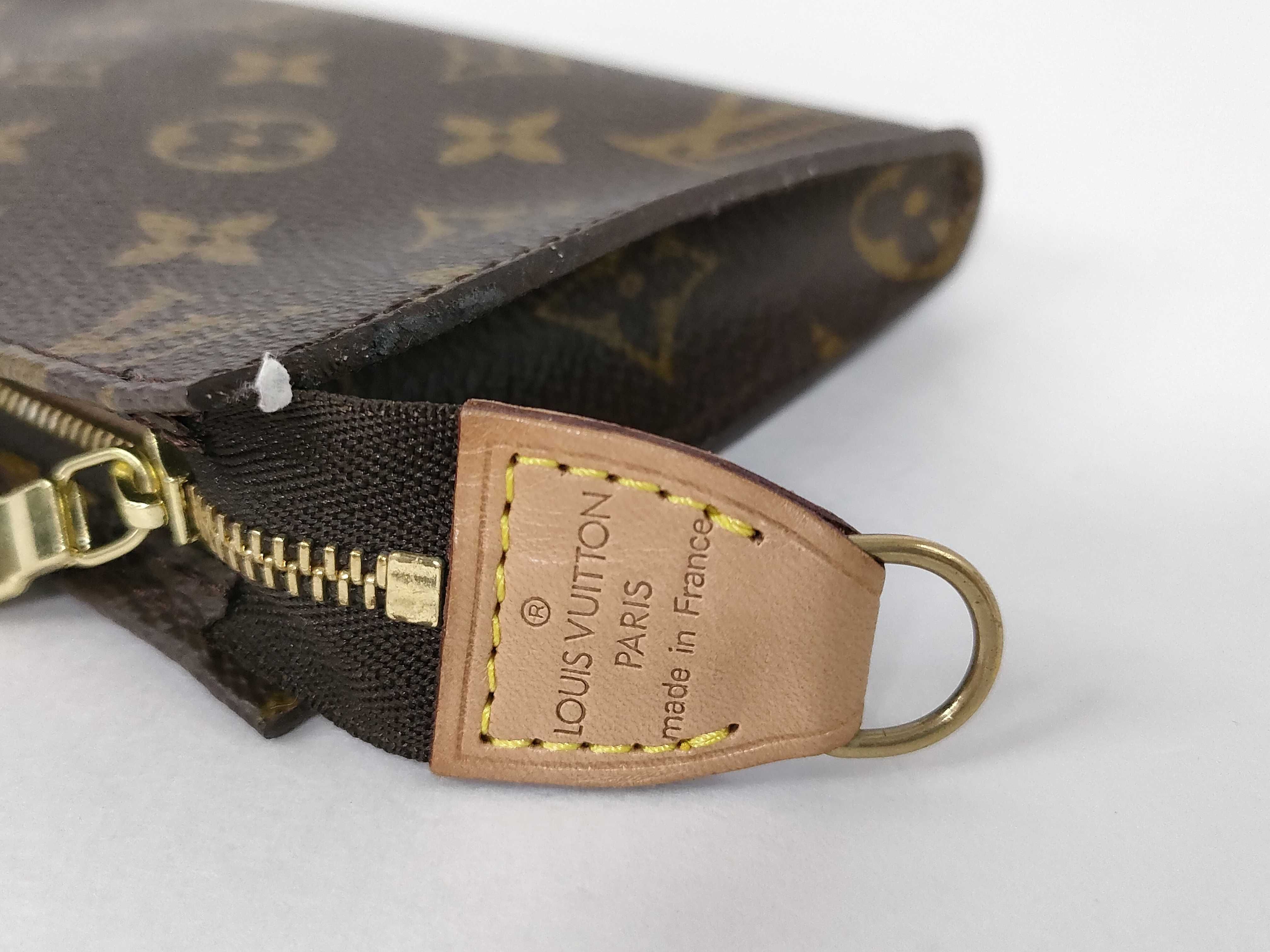 Monogram Louis Vuitton Bucket Pouch — view 9