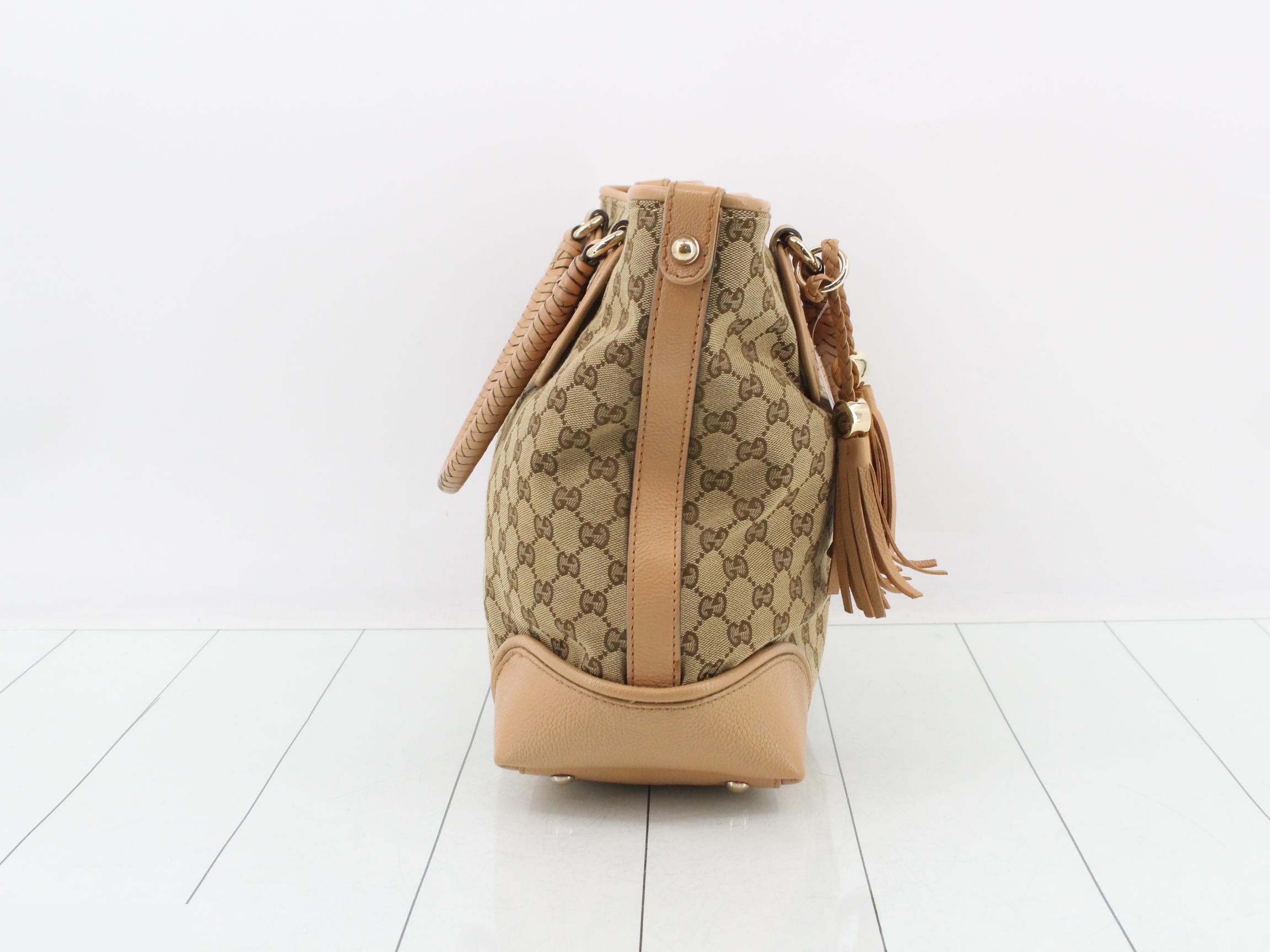 Tote bag, GG canvas, 257023 — view 4