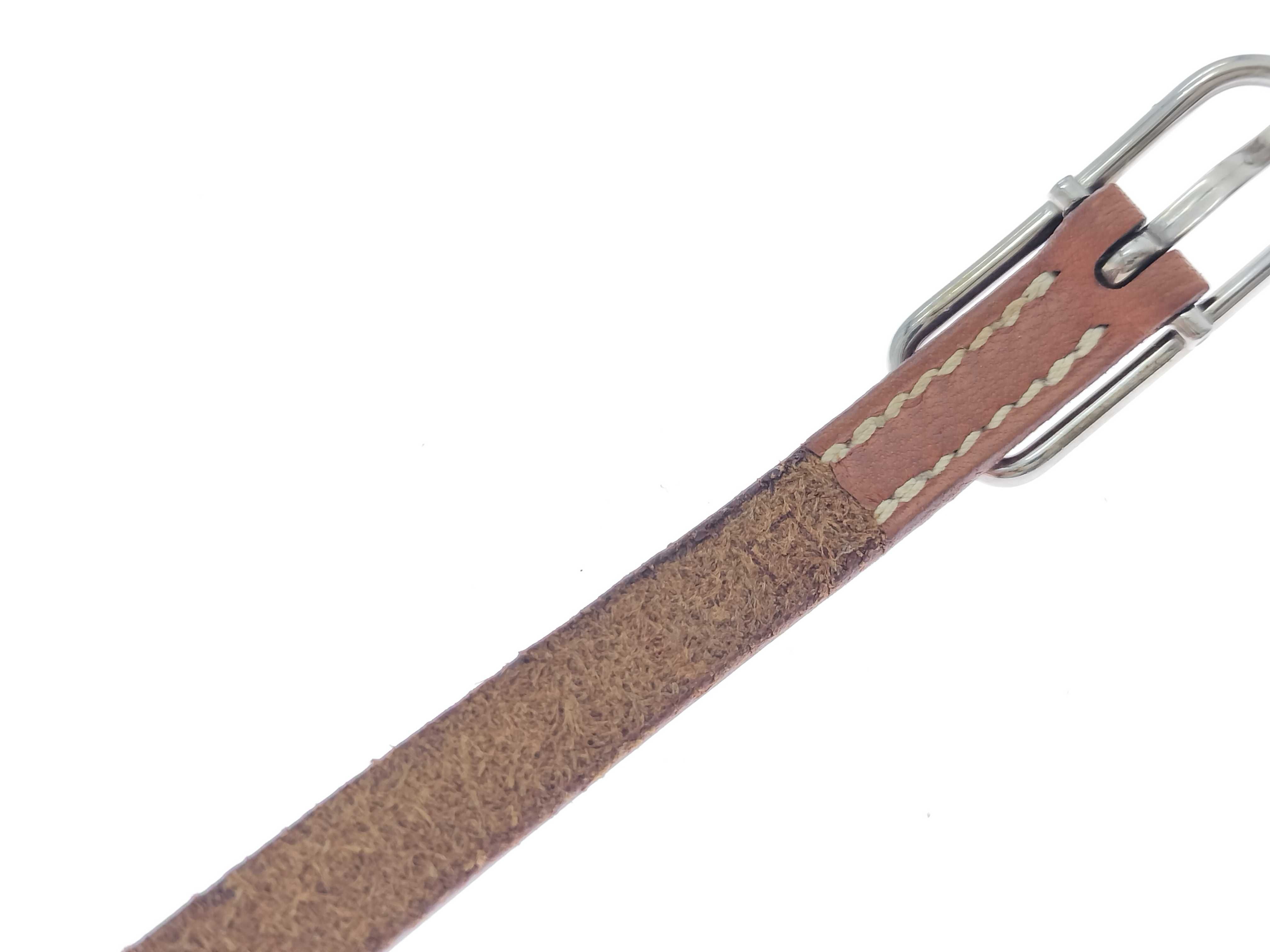 Api Leather Brown Silver Bracelet Bracelet/Bangle — view 11