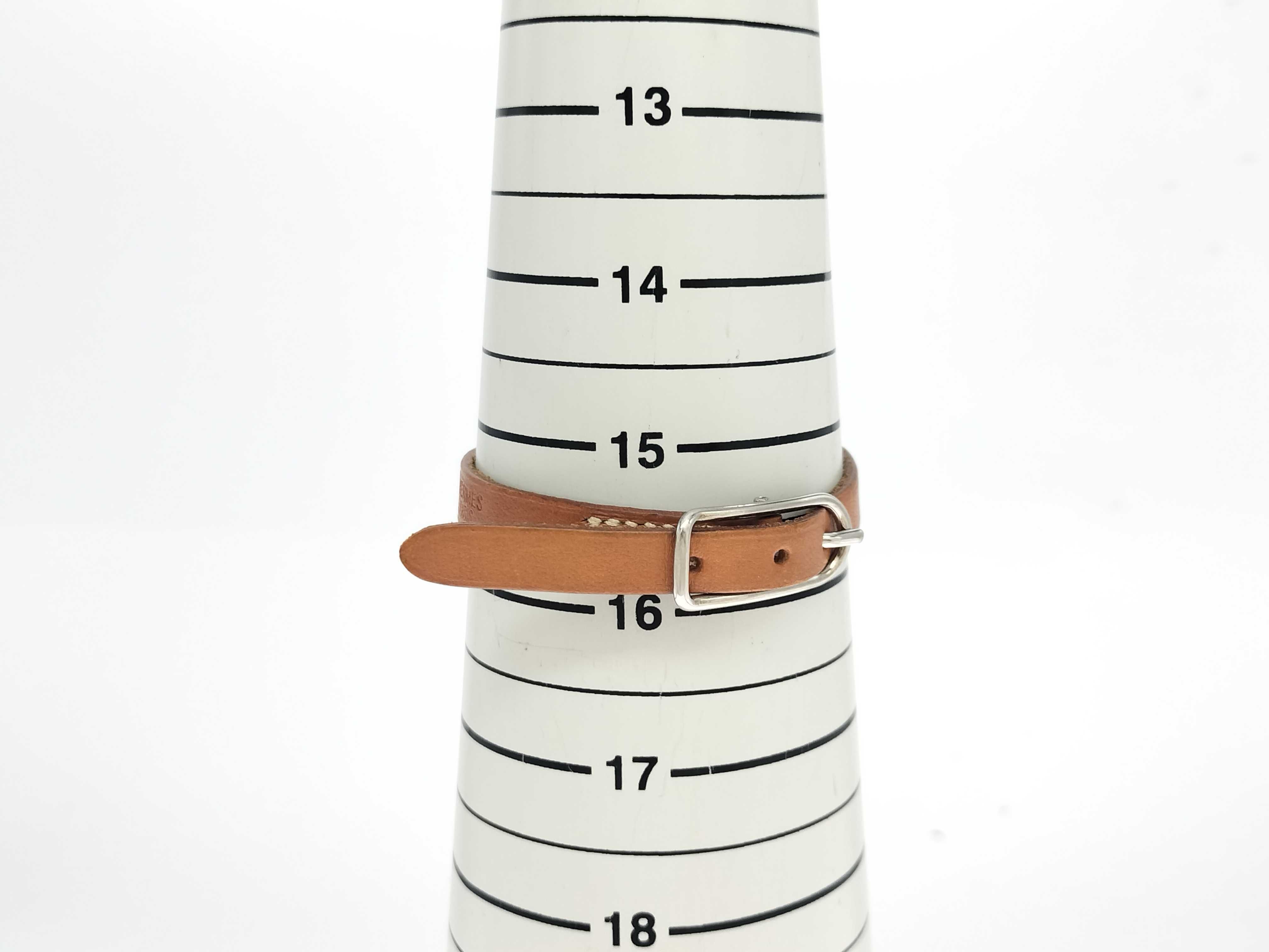 Api Leather Brown Silver Bracelet Bracelet/Bangle — view 7