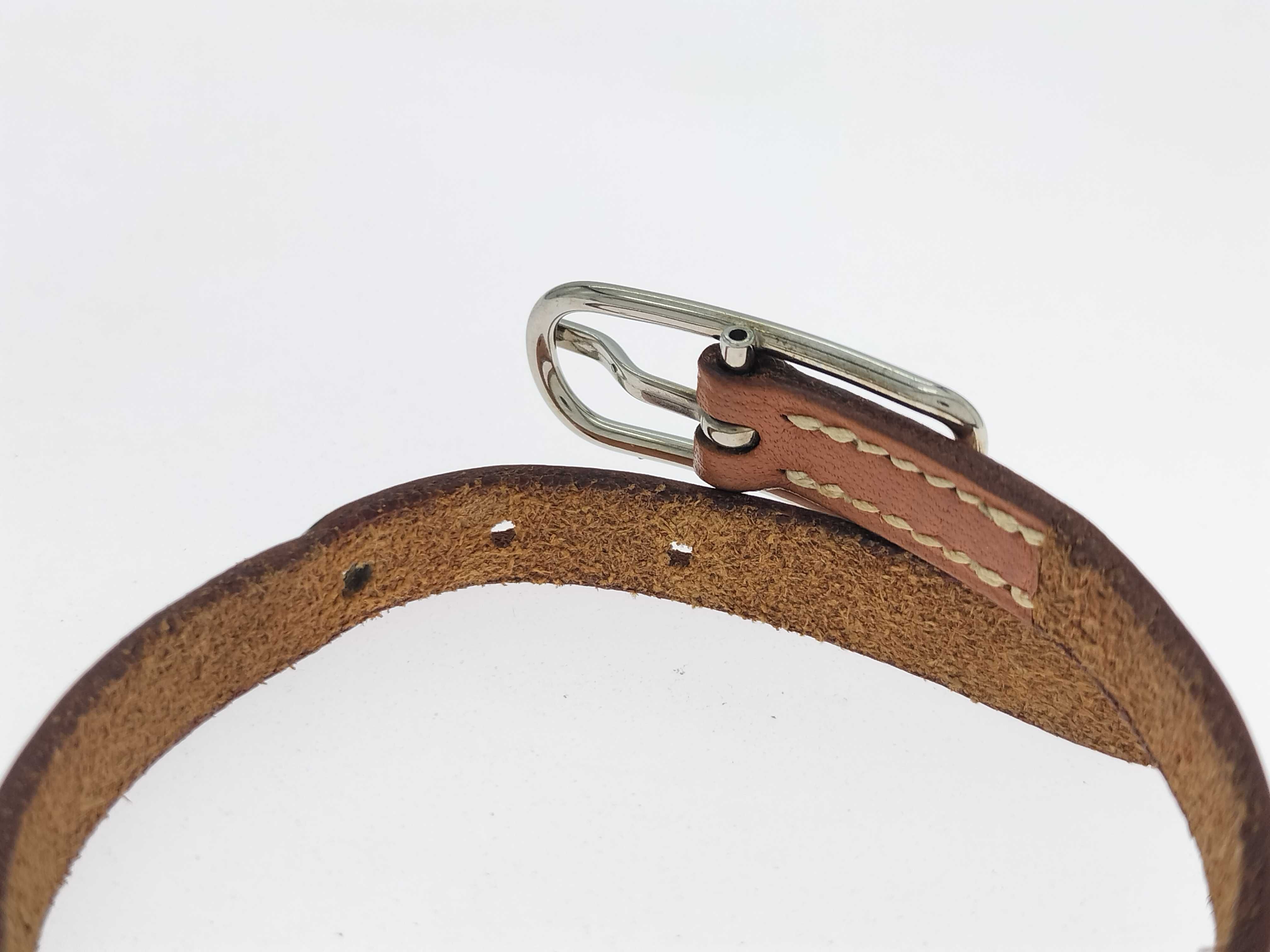 Api Leather Brown Silver Bracelet Bracelet/Bangle — view 9