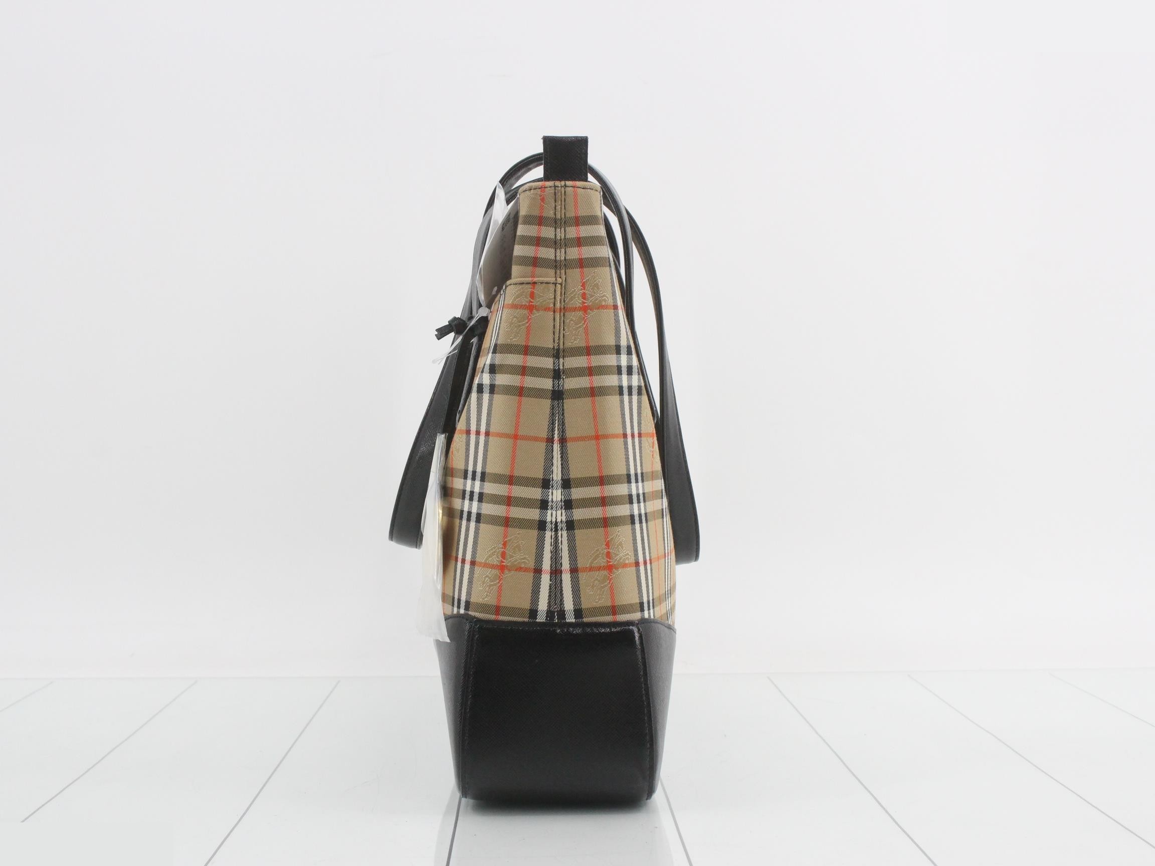 Nova check tote bag — view 3