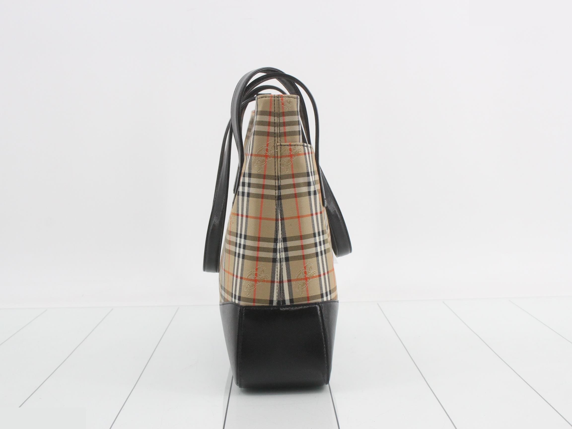 Nova check tote bag — view 4