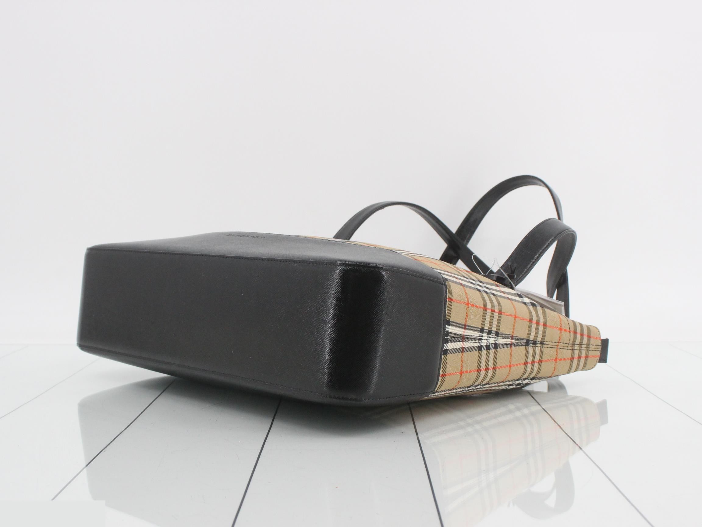 Nova check tote bag — view 6