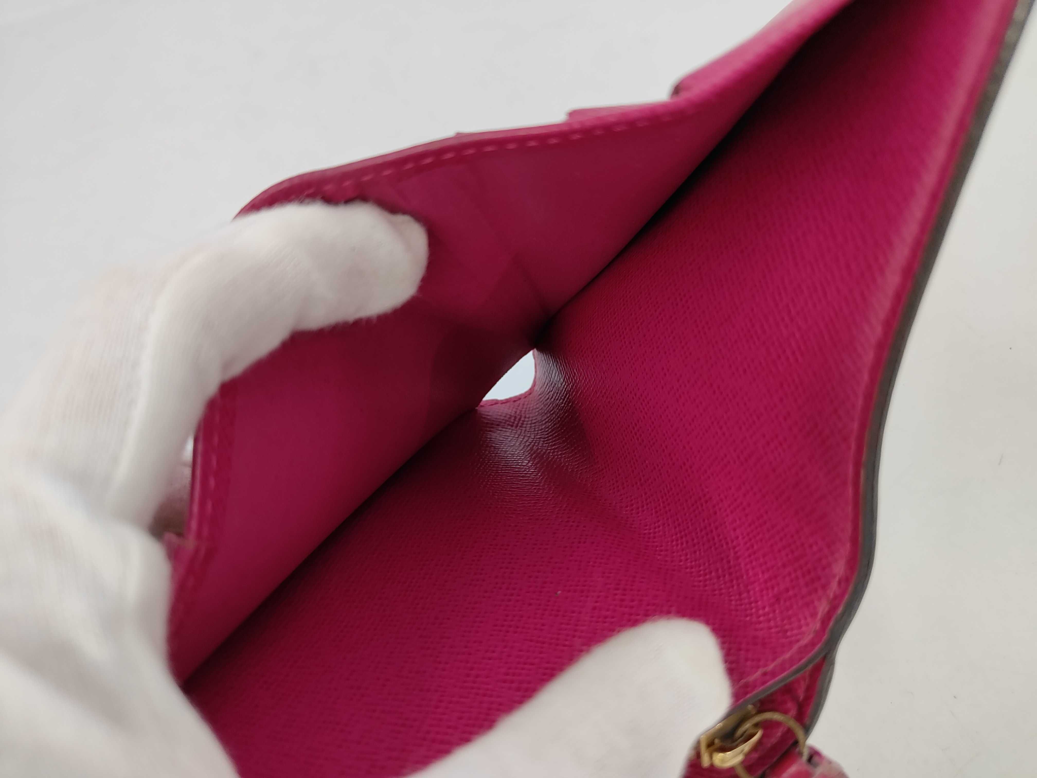 Monogram Perfo (Bag) Perfo Compact Zip Fuchsia Wallet — view 12