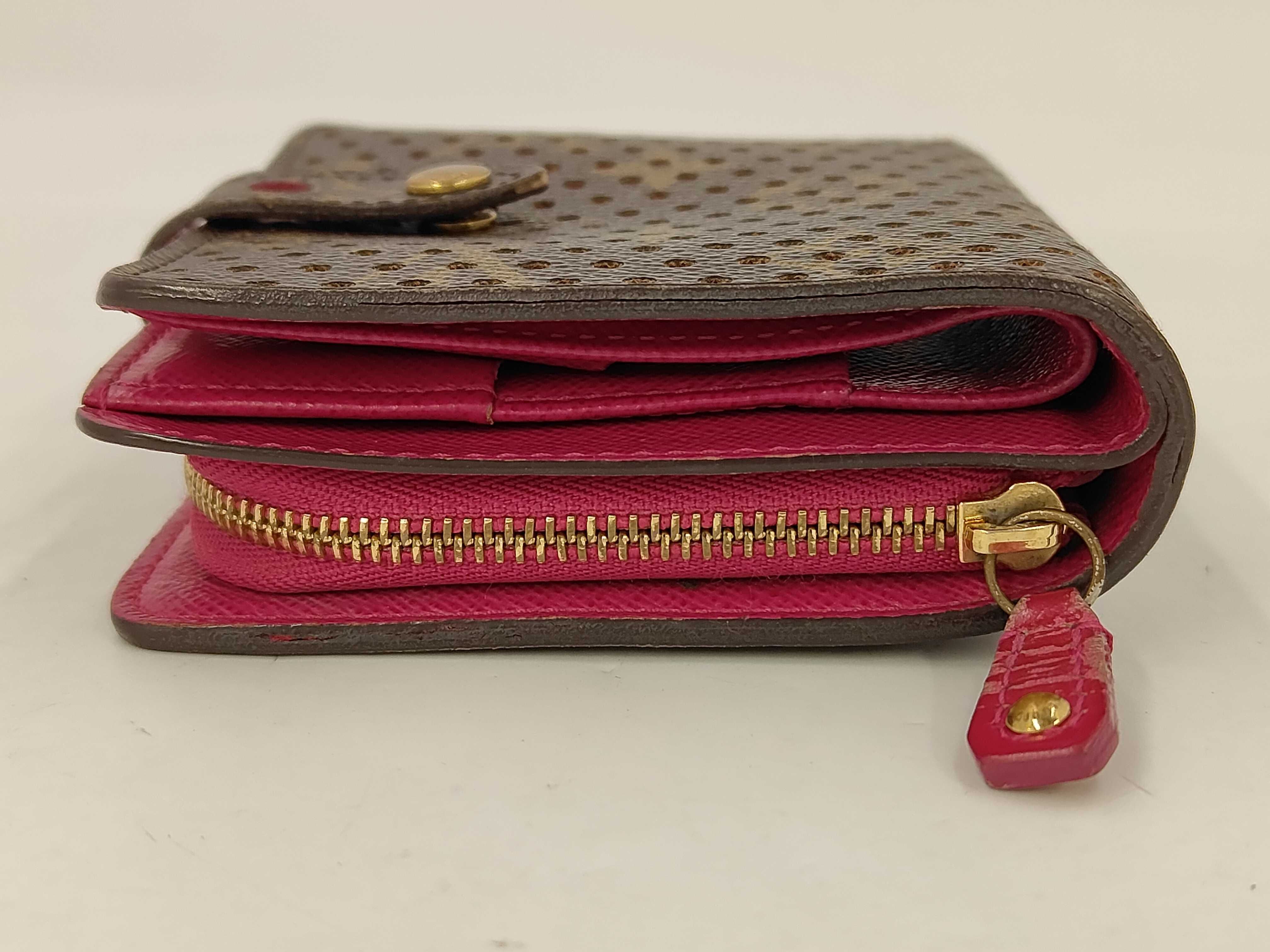 Monogram Perfo (Bag) Perfo Compact Zip Fuchsia Wallet — view 7