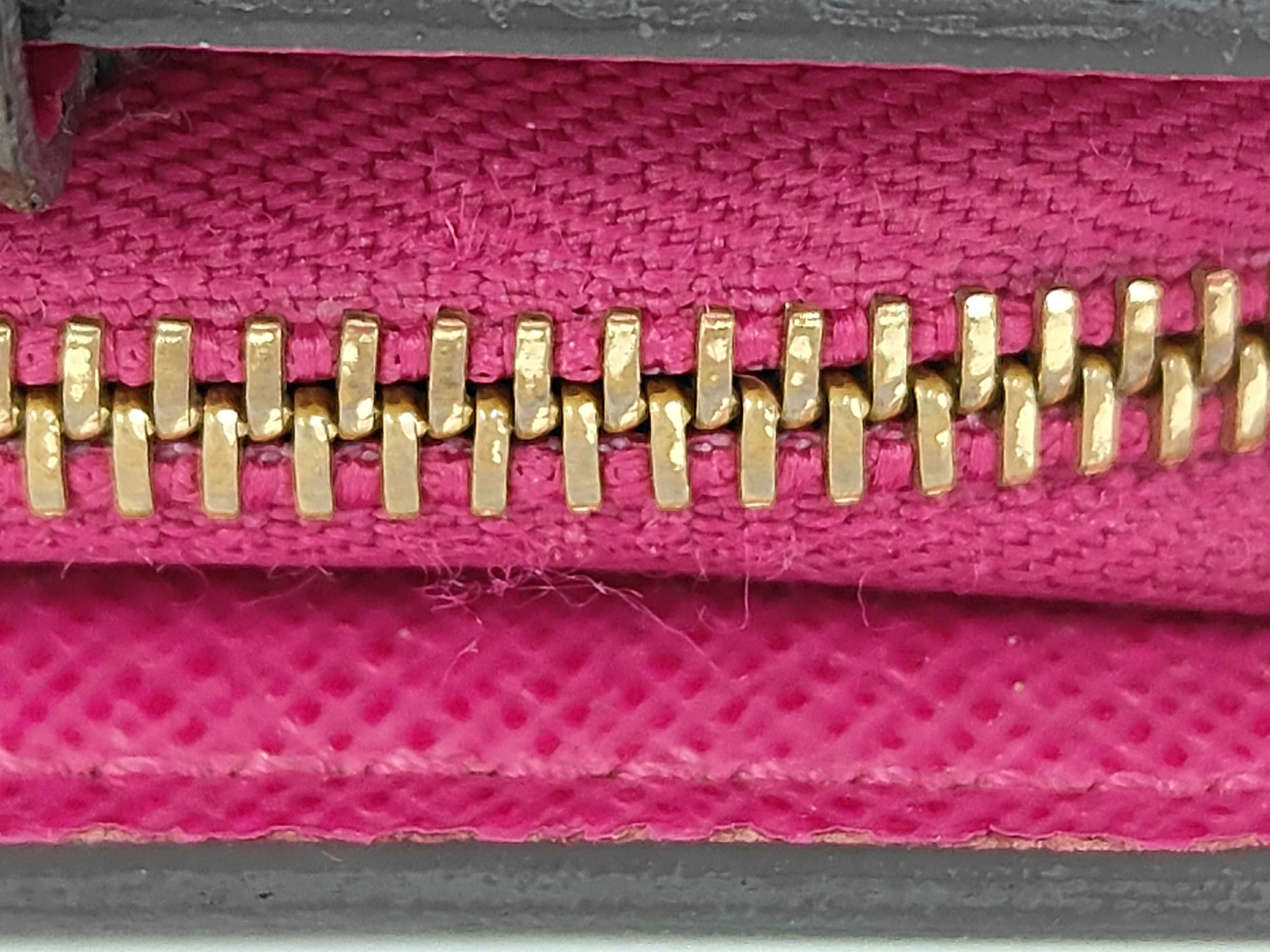Monogram Perfo (Bag) Perfo Compact Zip Fuchsia Wallet — view 9