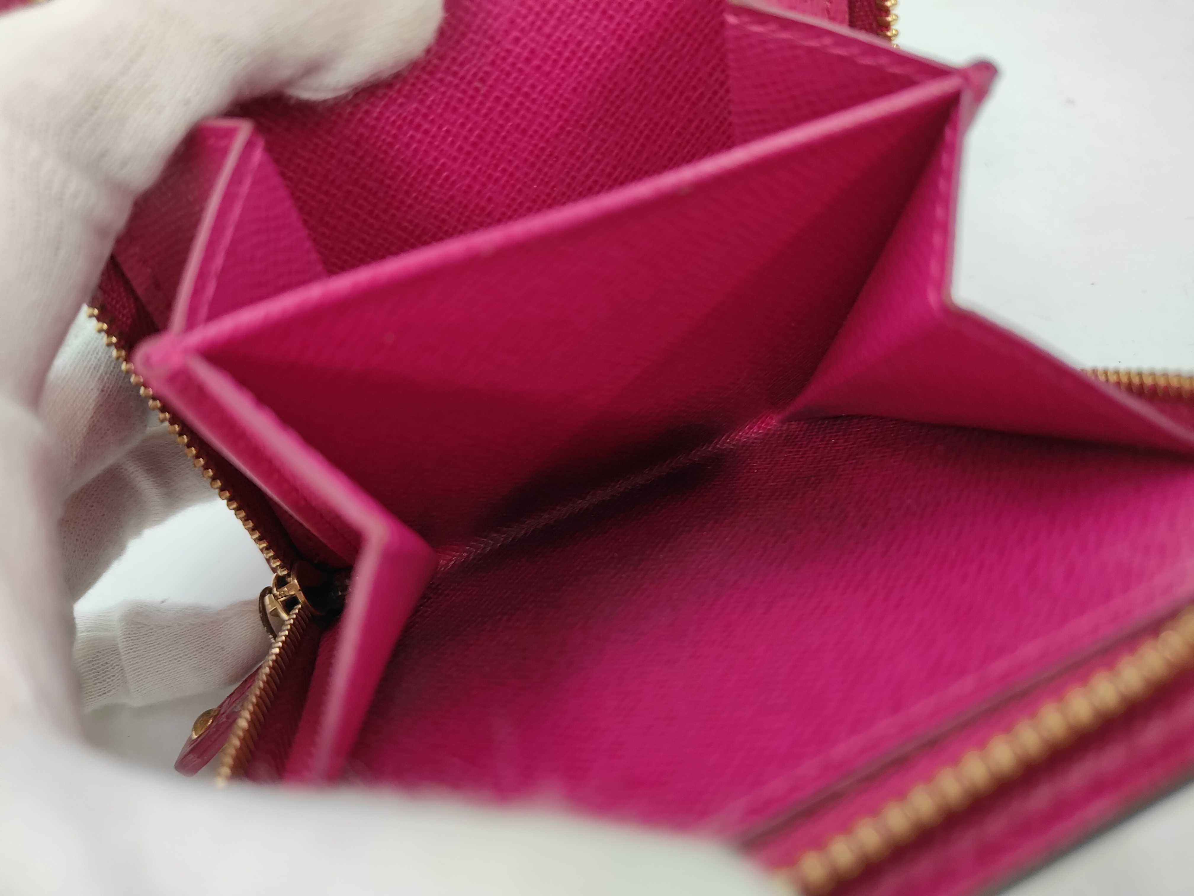 Monogram Perfo (Bag) Perfo Compact Zip Fuchsia Wallet — view 10
