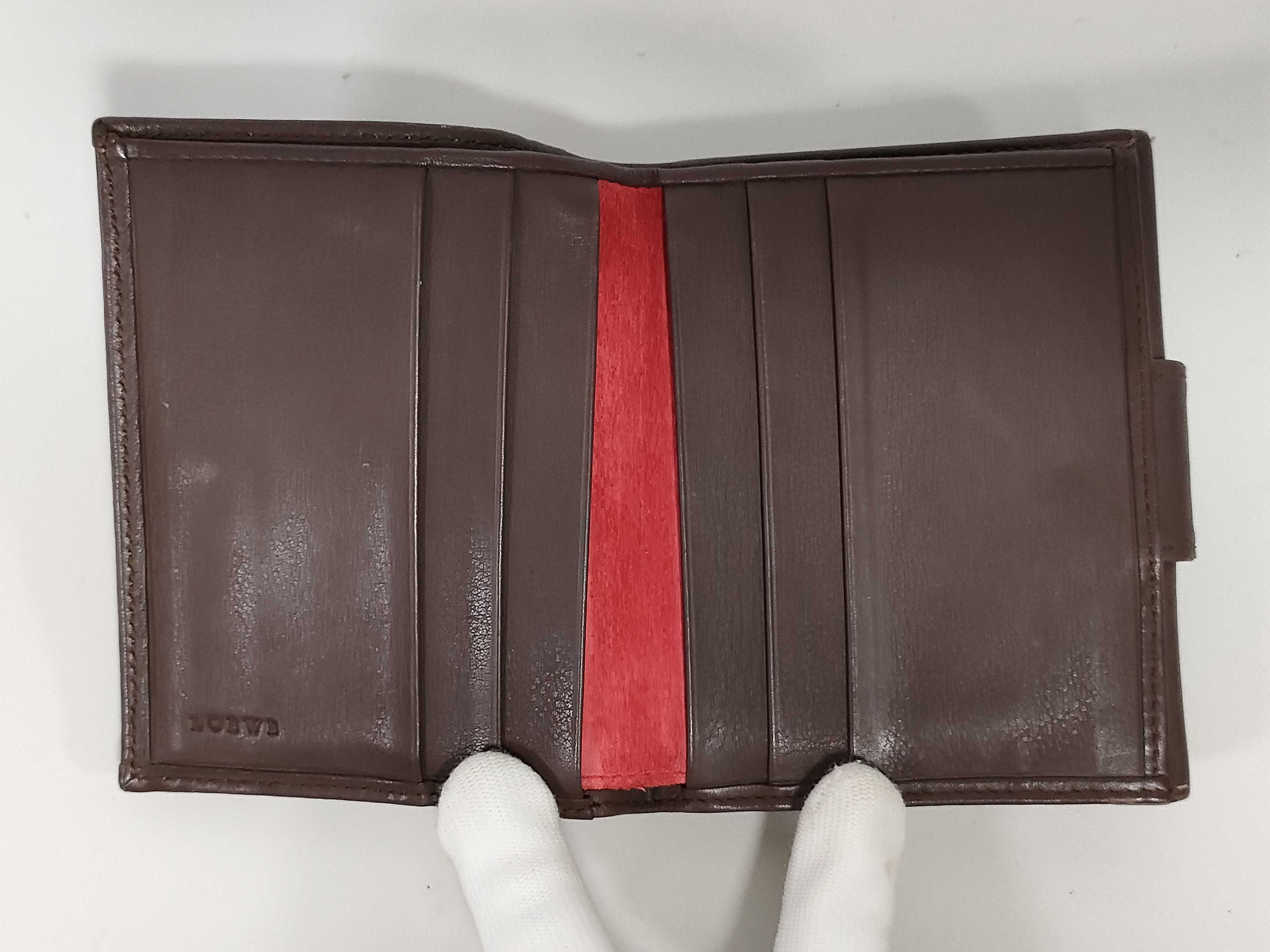 Suede Bi-fold Wallet with Double Snap Closure — view 11