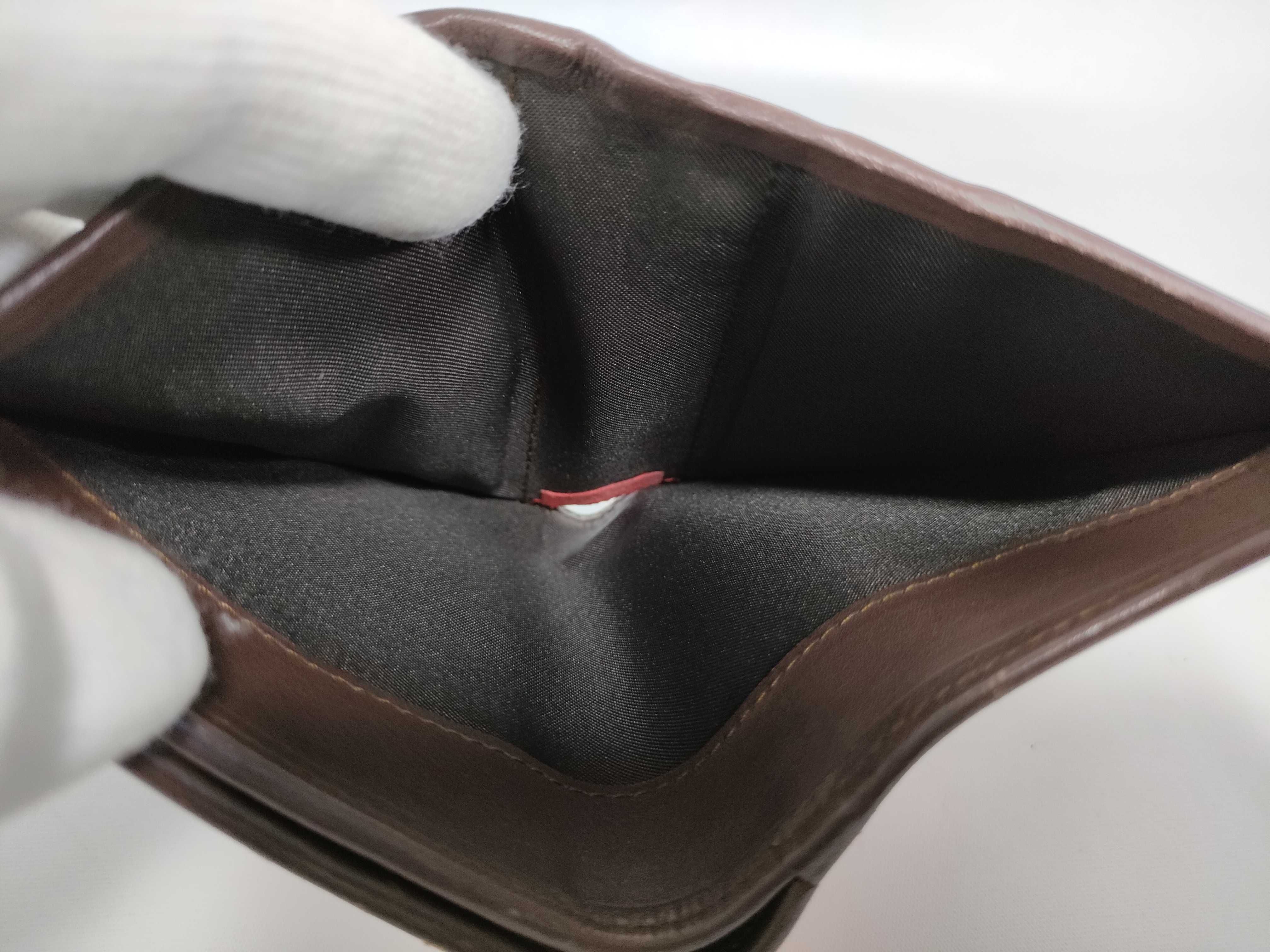 Suede Bi-fold Wallet with Double Snap Closure — view 13