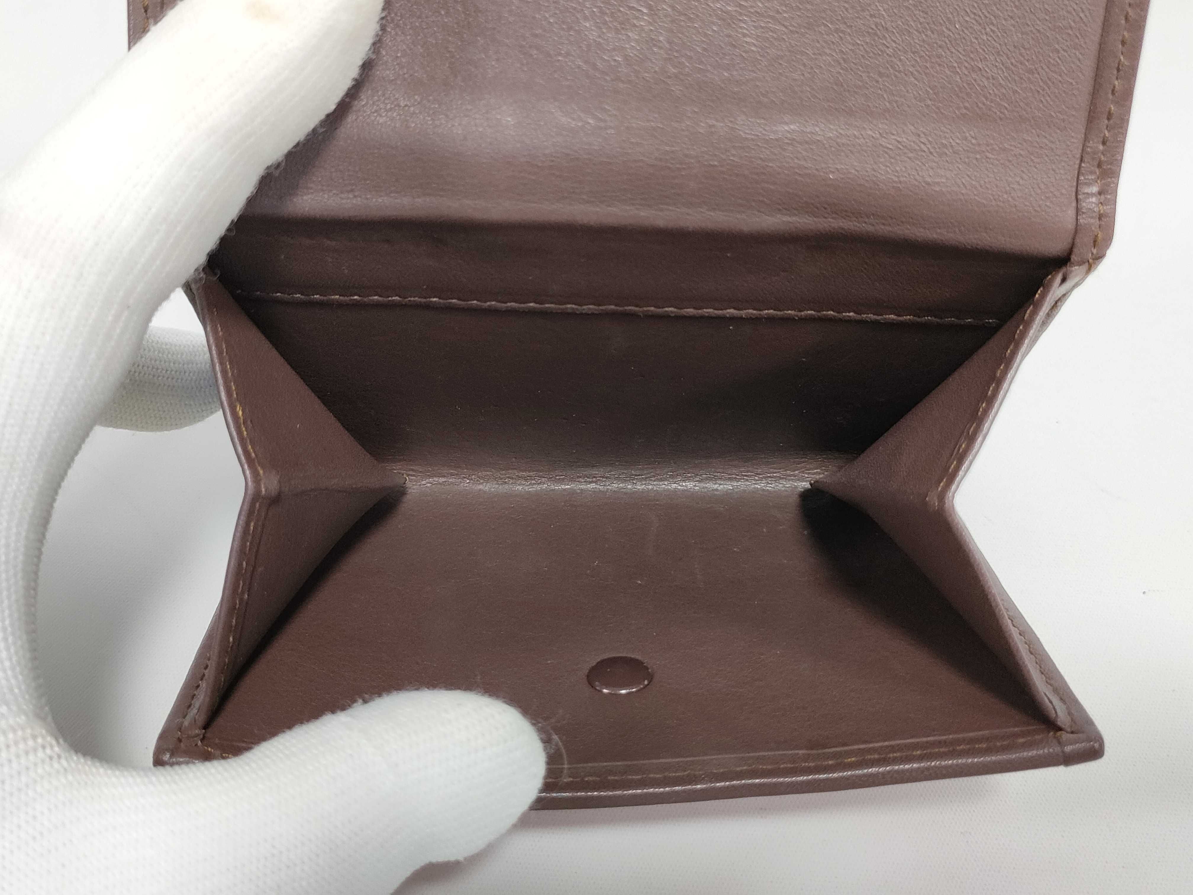 Suede Bi-fold Wallet with Double Snap Closure — view 8