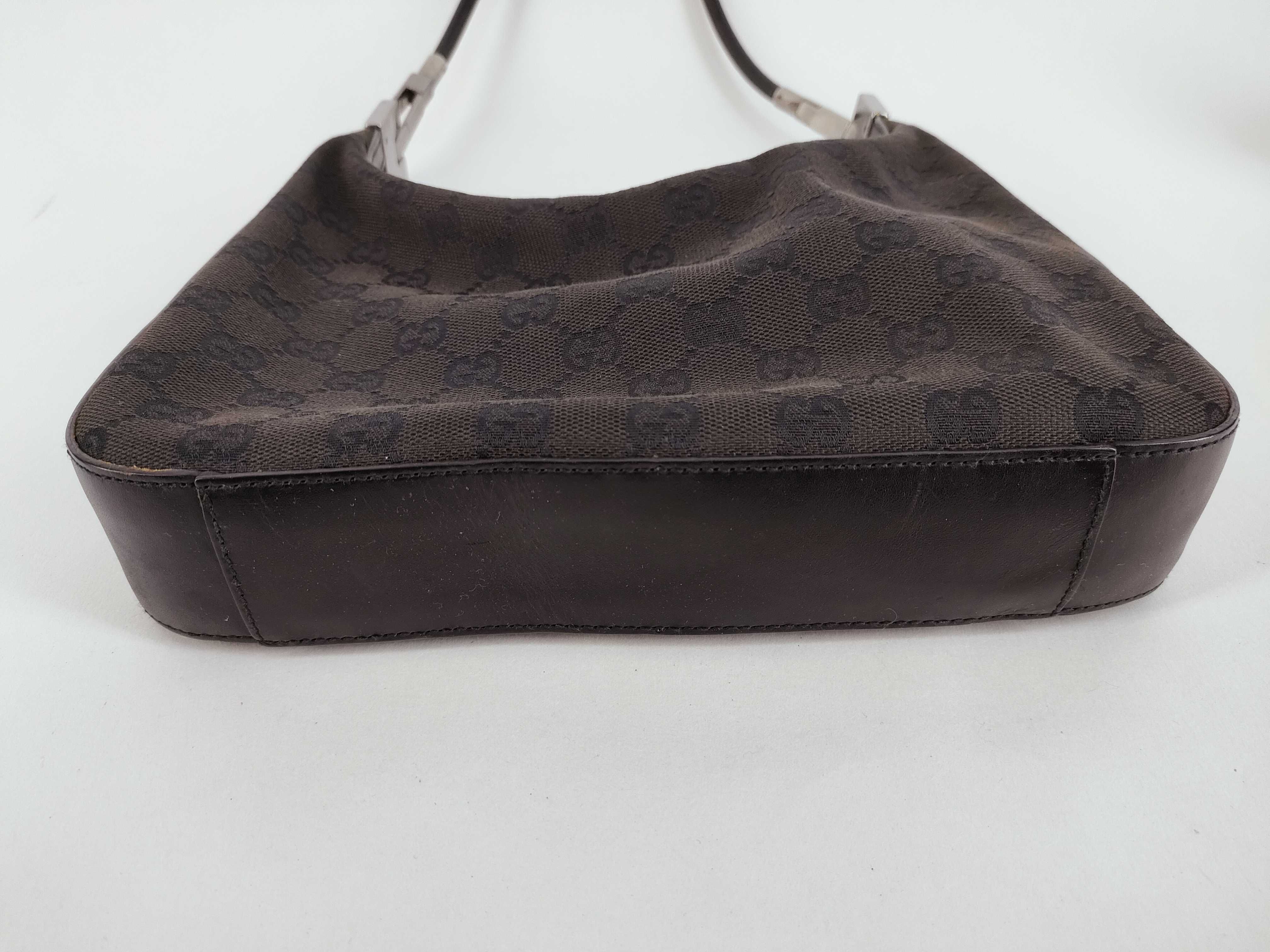GG Canvas Handbag, Black — view 8