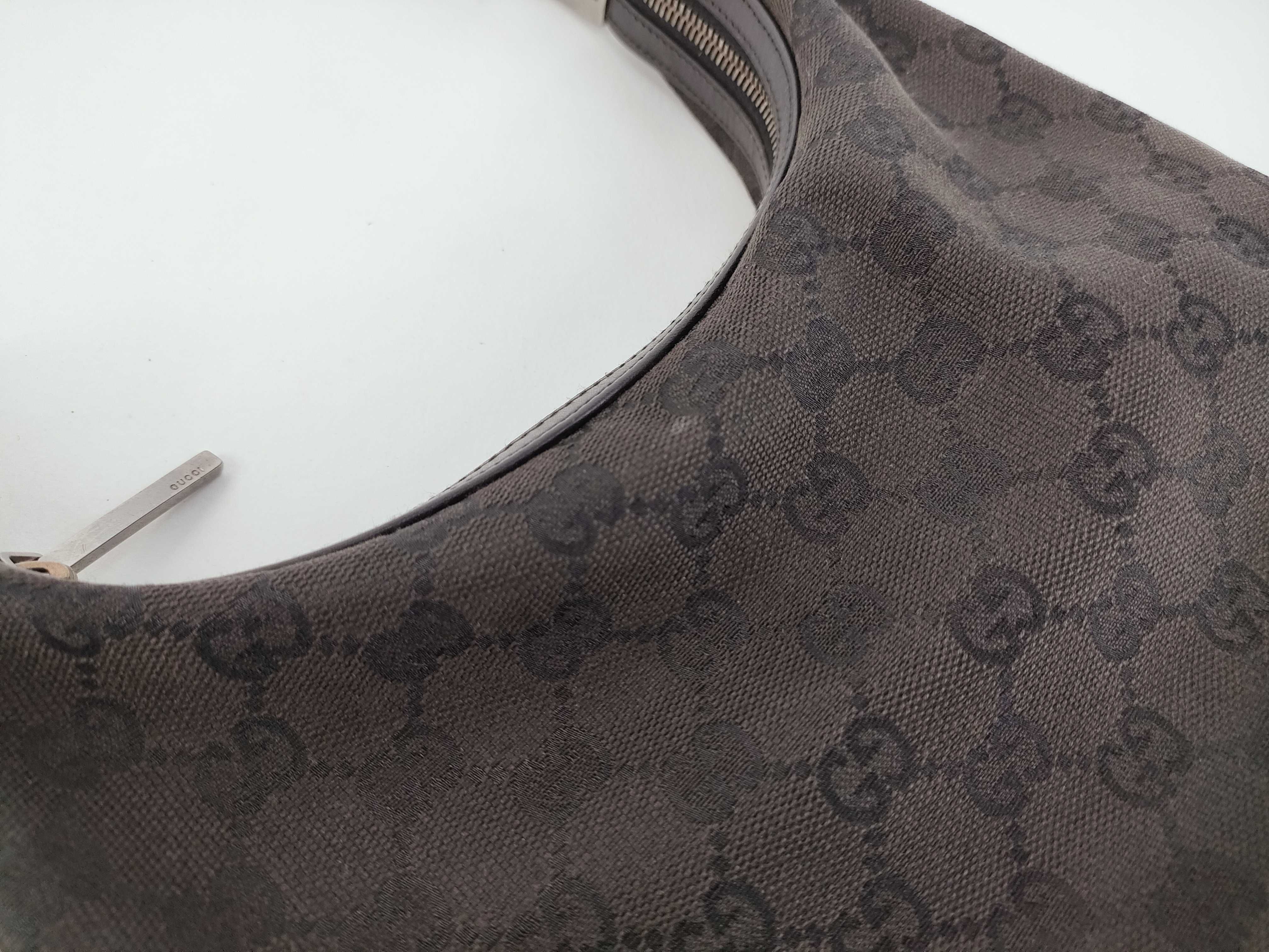 GG Canvas Handbag, Black — view 9