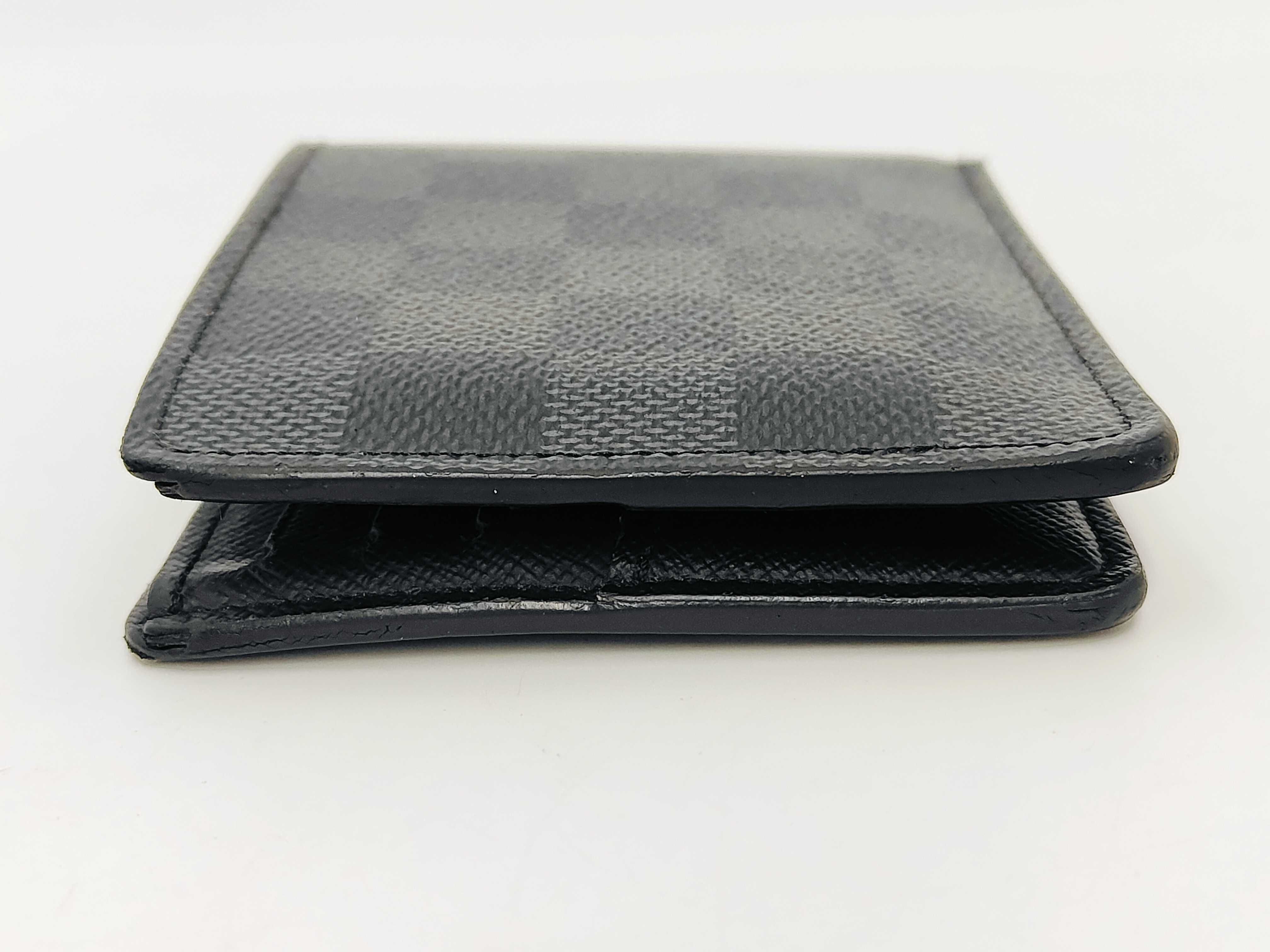 Damier brand bag, black, Portefeuille Marco N63261SD2178 wallet — view 6