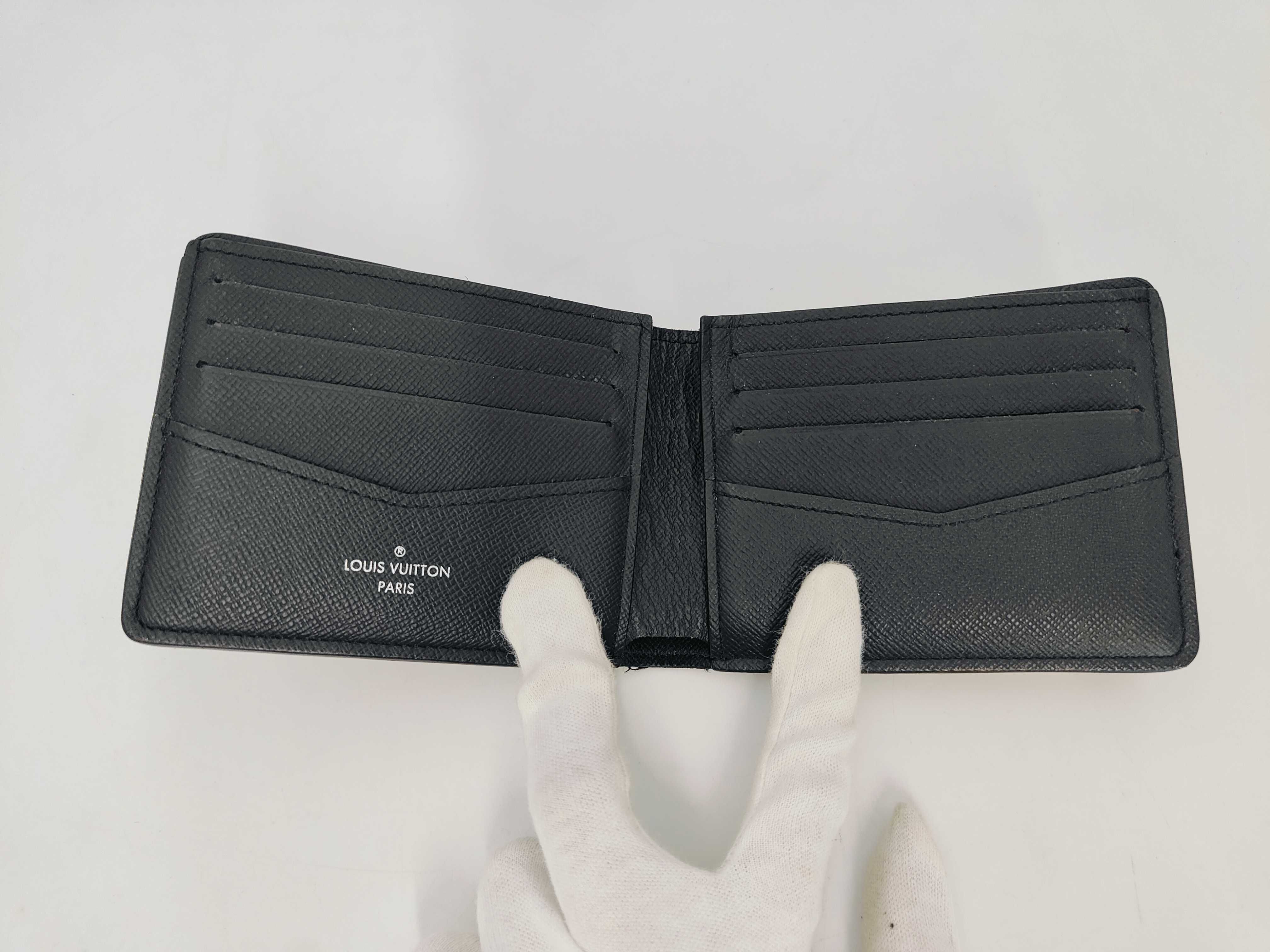 Damier brand bag, black, Portefeuille Marco N63261SD2178 wallet — view 8