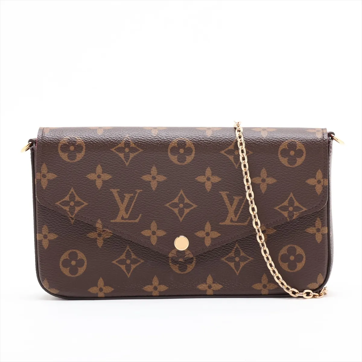 Monogram Pochette Felicie M81896 Brown Pouch -