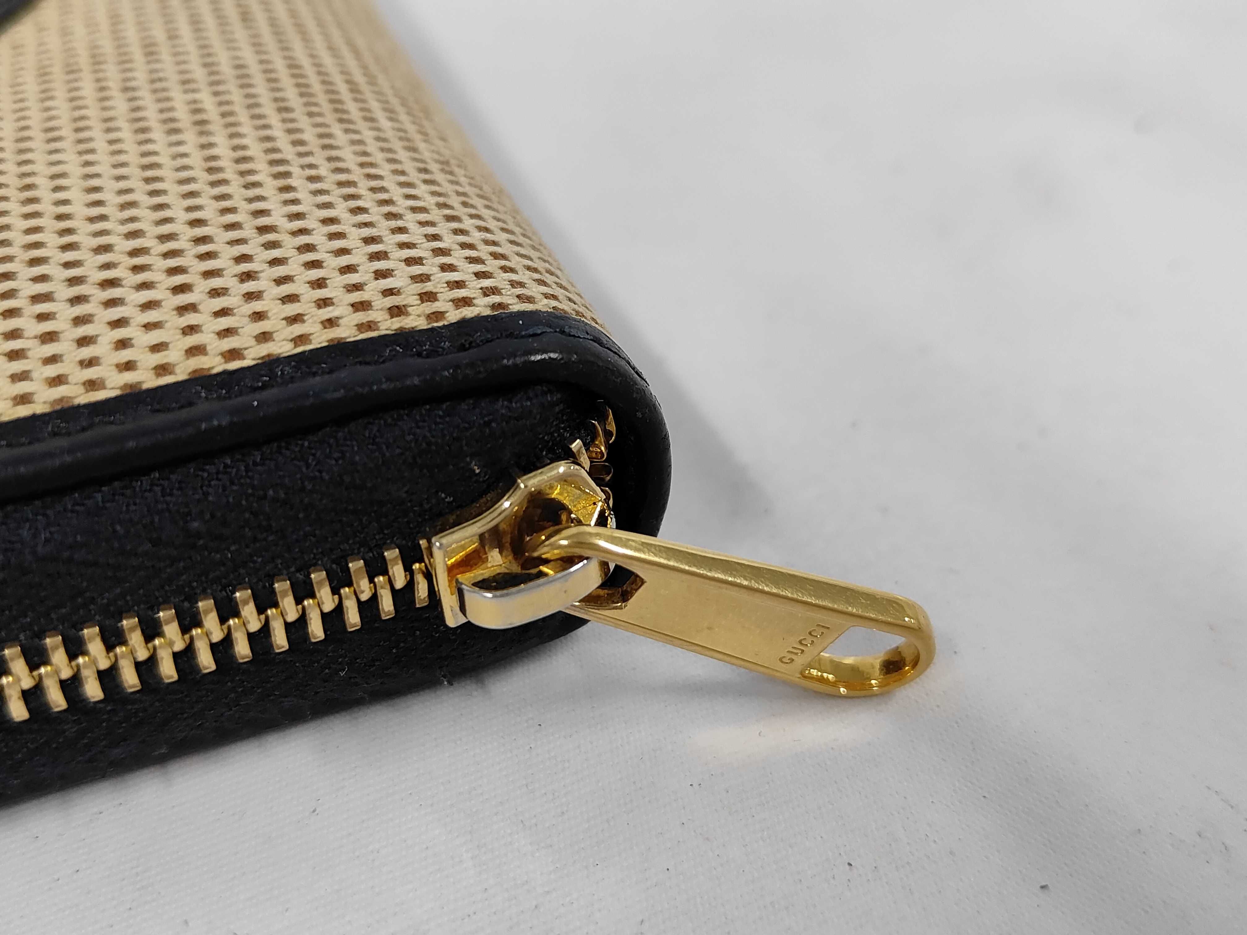 621889 Canvas 1955 Horsebit Round Zip Wallet — view 5