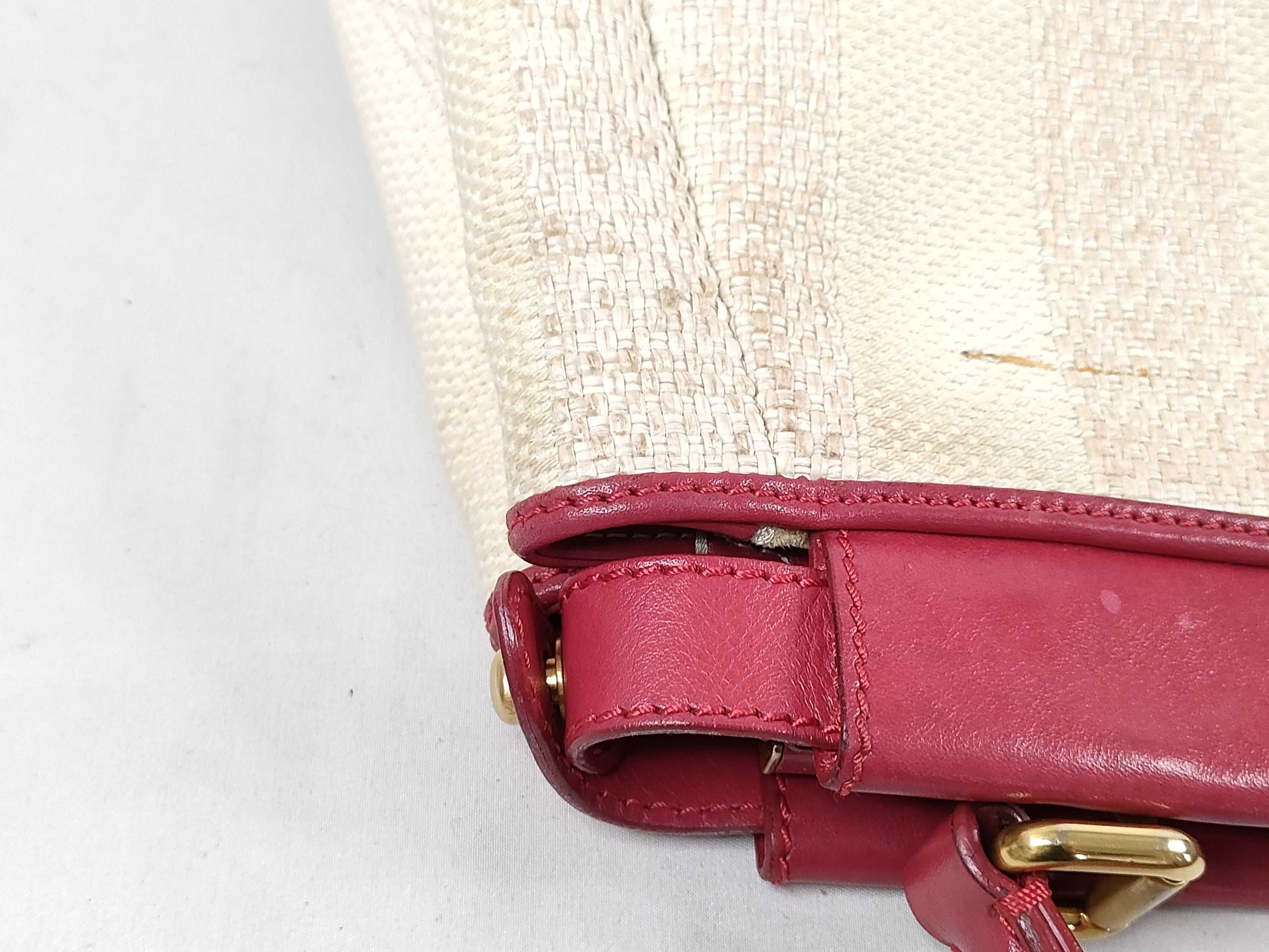 Peekaboo Regular Canvas x Leather 2-Way Handbag 8BN226 Accessories: Shoulder strap, dust bag, handbag — view 15