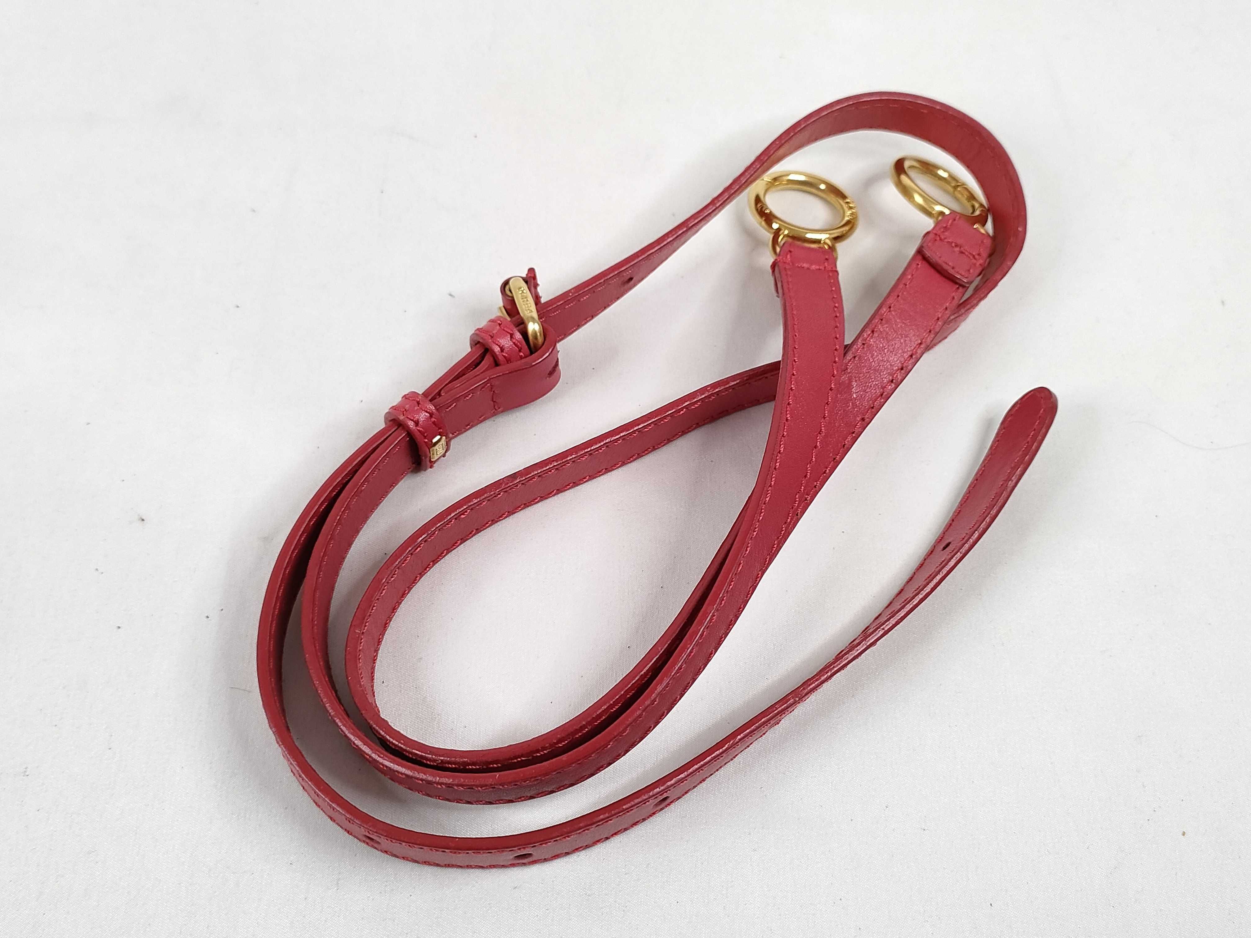 Peekaboo Regular Canvas x Leather 2-Way Handbag 8BN226 Accessories: Shoulder strap, dust bag, handbag — view 6