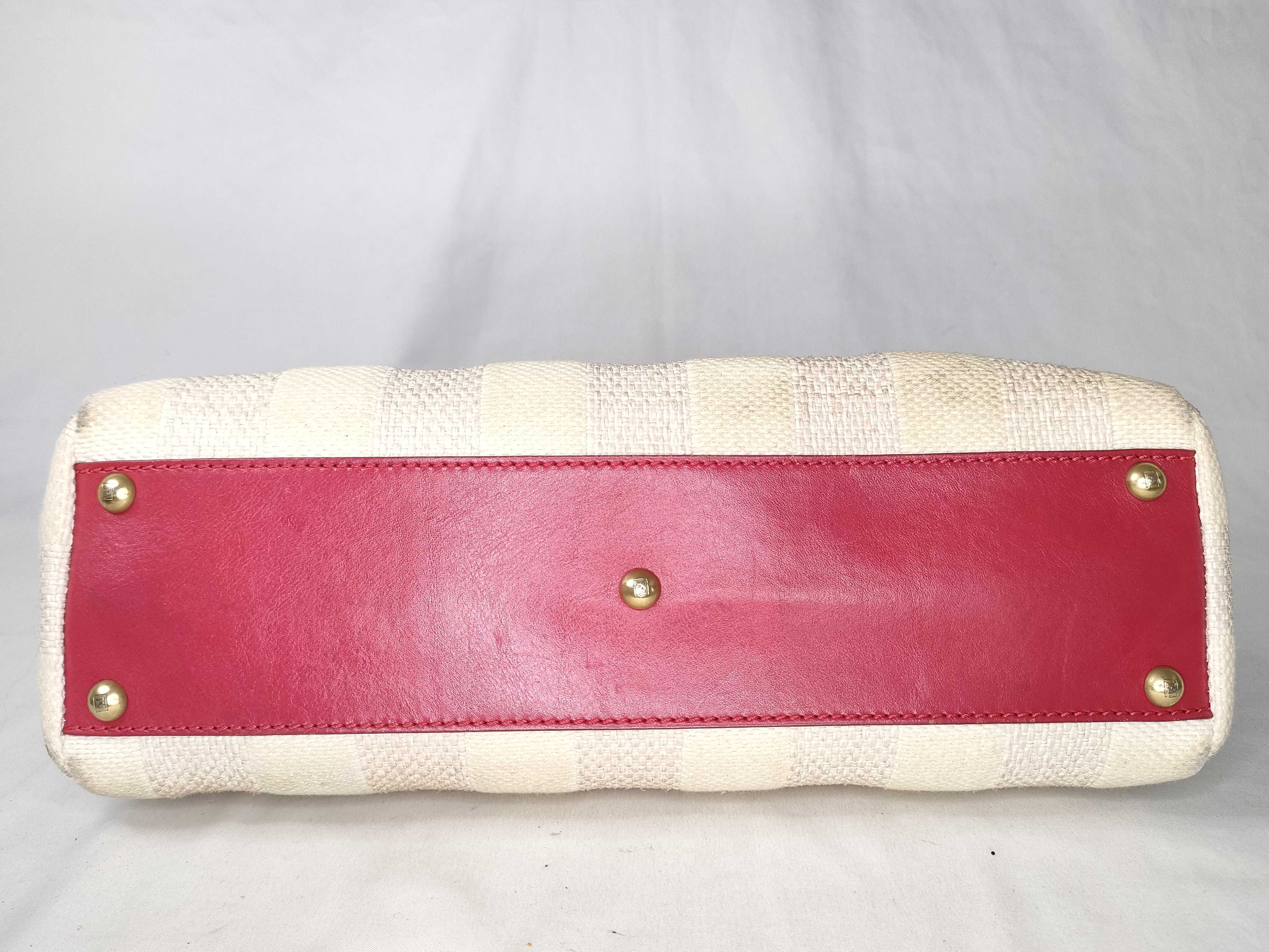 Peekaboo Regular Canvas x Leather 2-Way Handbag 8BN226 Accessories: Shoulder strap, dust bag, handbag — view 8