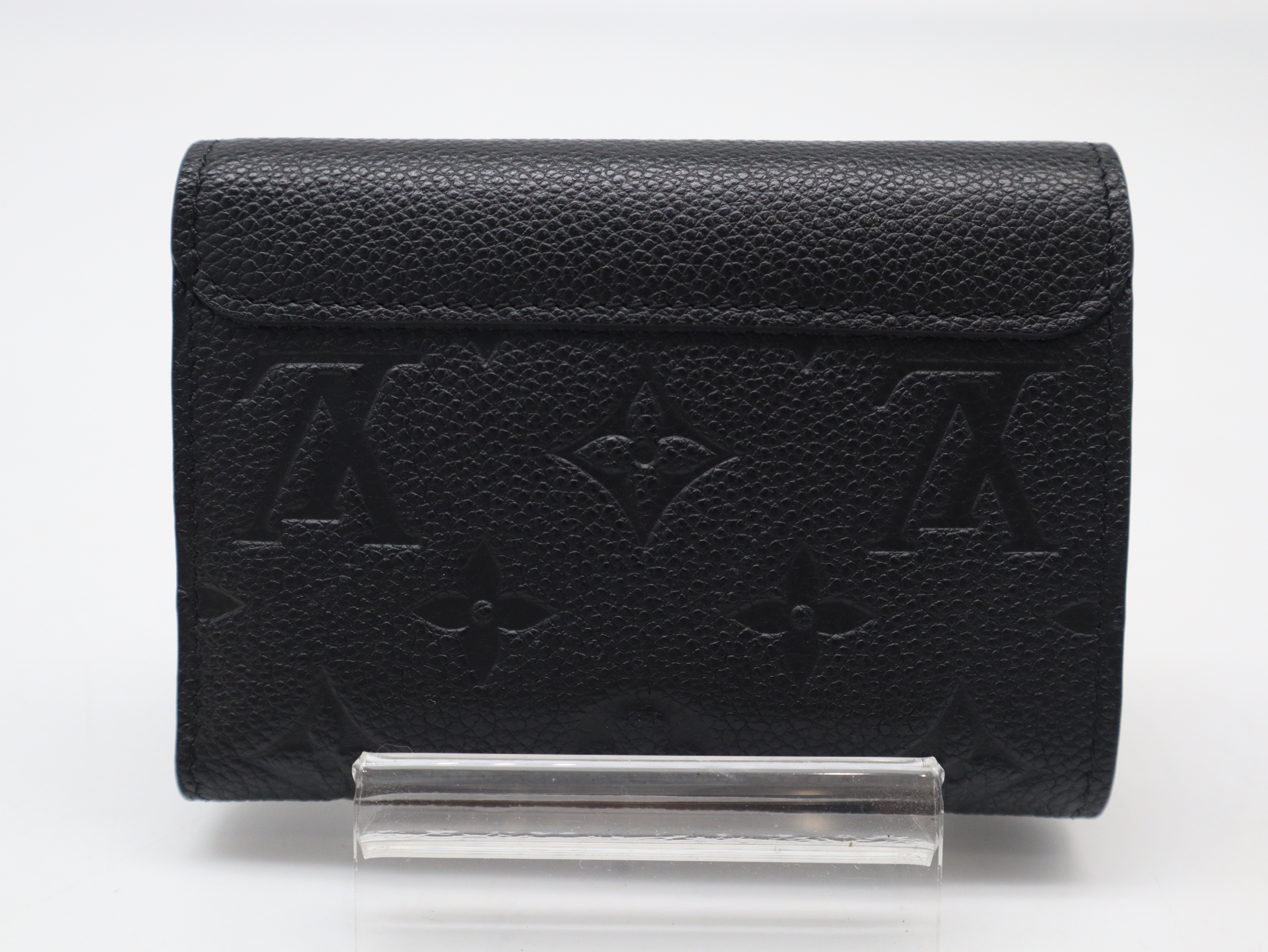 M62184 Monogram Empreinte Portefeuille Pont Neuf Compact Noir Wallet with Box and Dust Bag — view 2