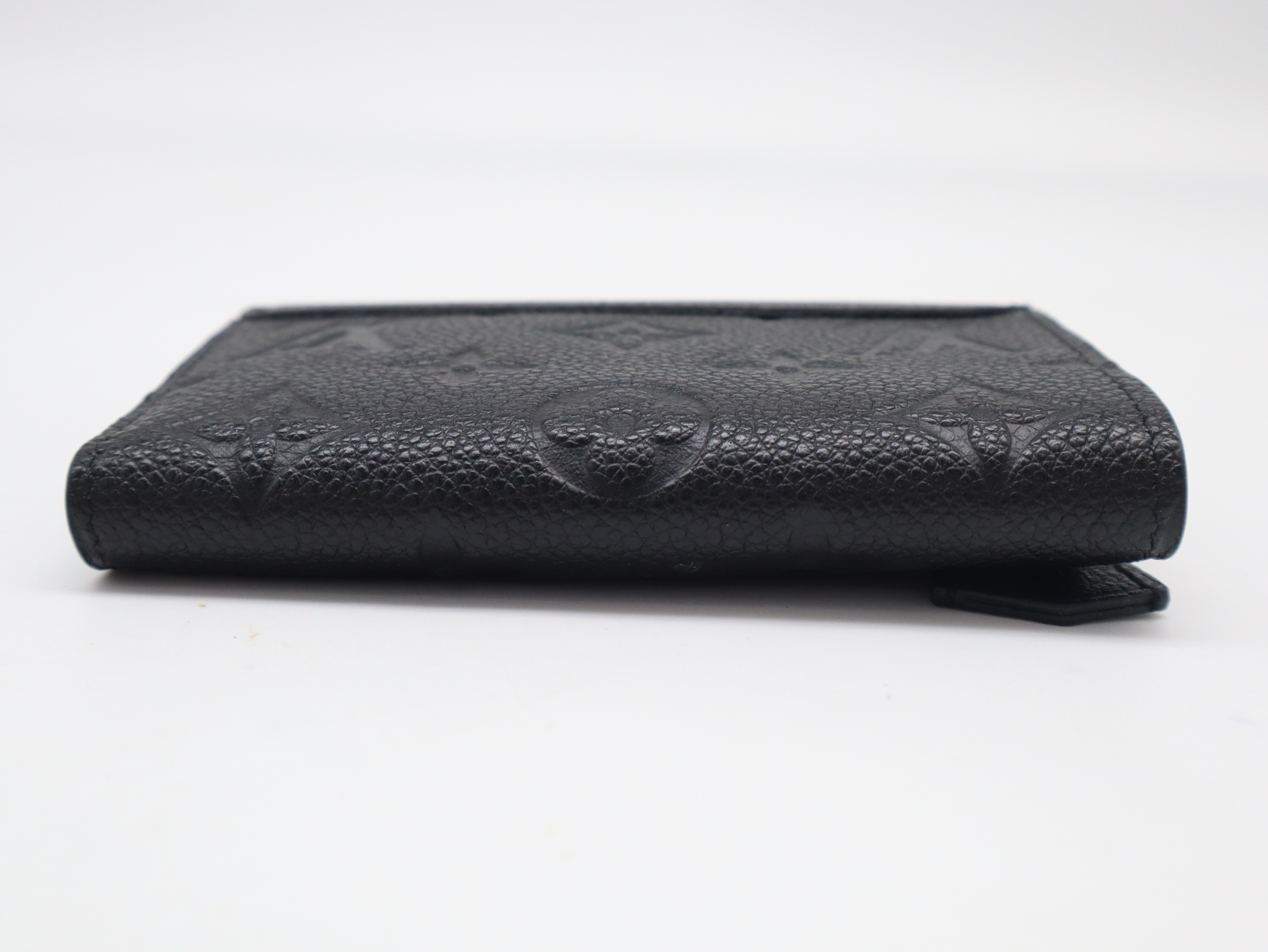 M62184 Monogram Empreinte Portefeuille Pont Neuf Compact Noir Wallet with Box and Dust Bag — view 4