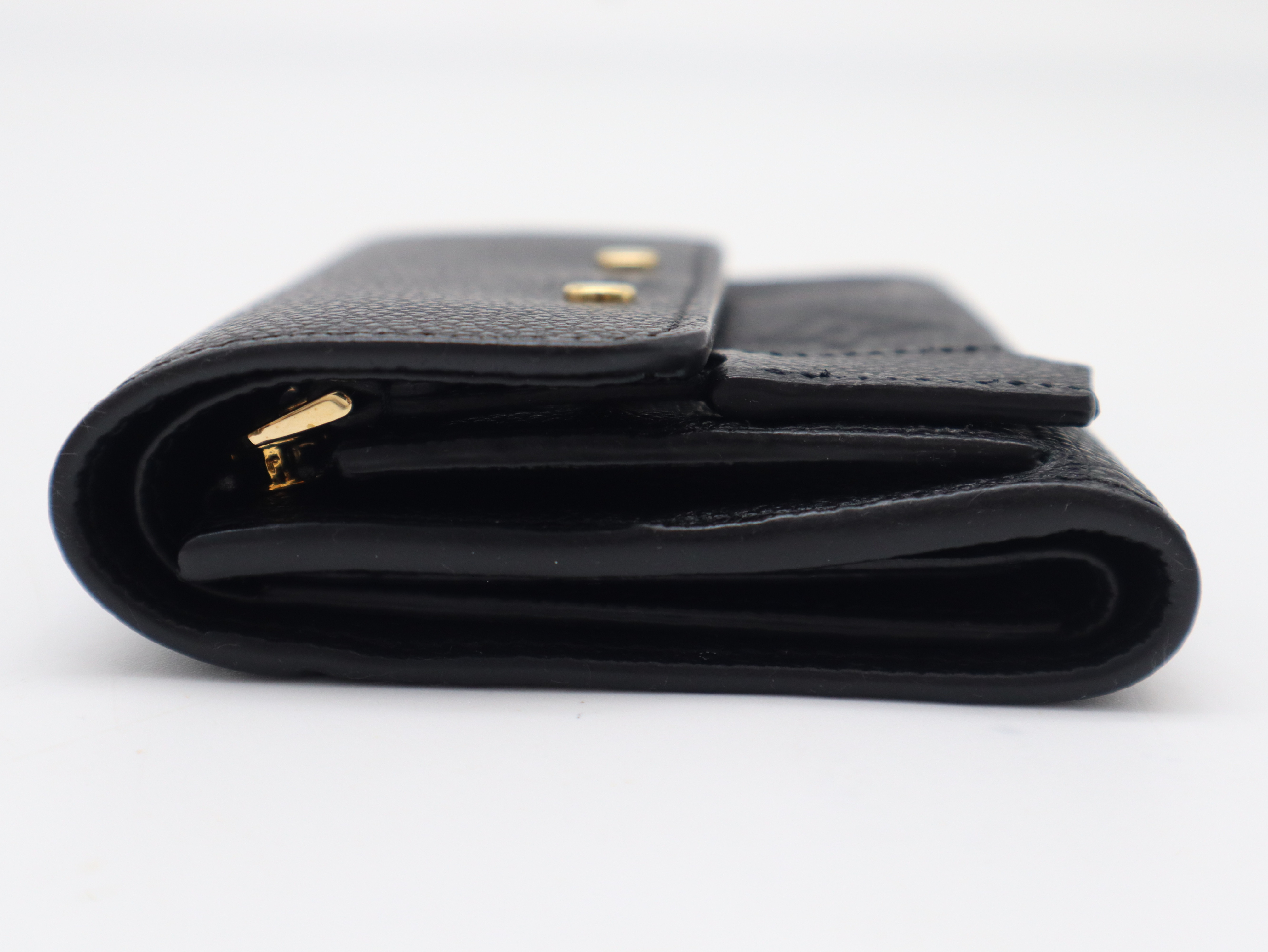 M62184 Monogram Empreinte Portefeuille Pont Neuf Compact Noir Wallet with Box and Dust Bag — view 5