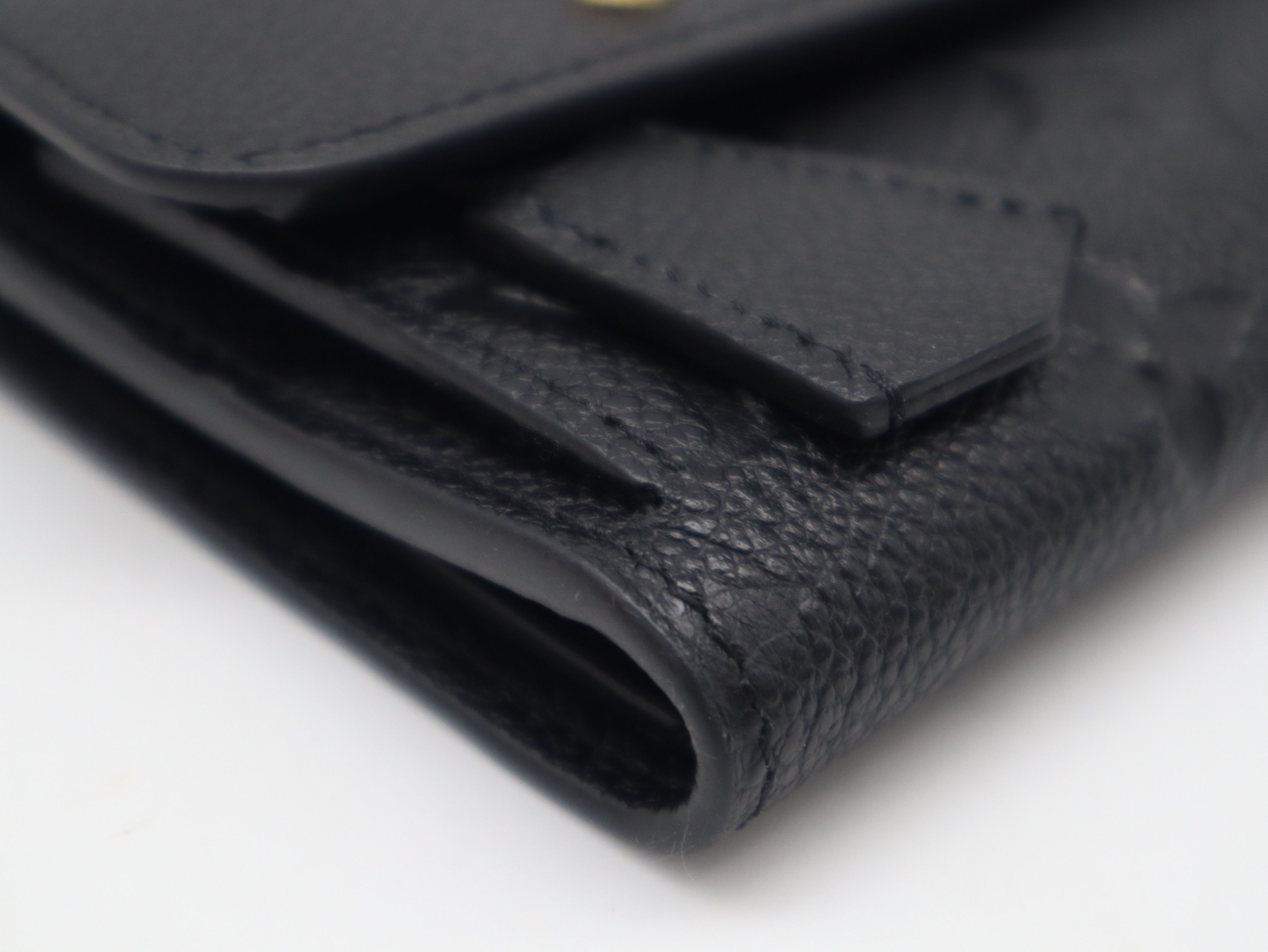 M62184 Monogram Empreinte Portefeuille Pont Neuf Compact Noir Wallet with Box and Dust Bag — view 7