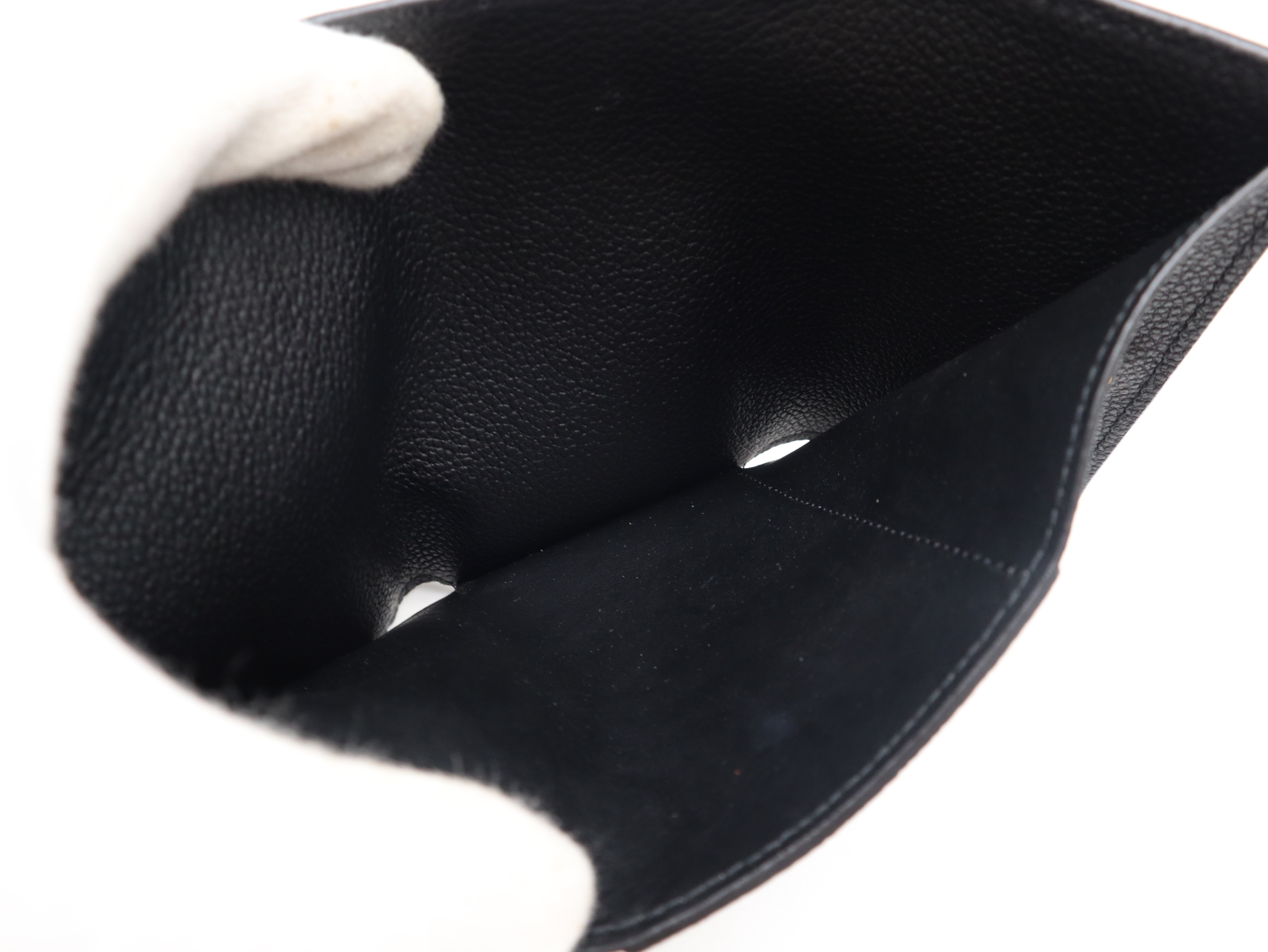 M62184 Monogram Empreinte Portefeuille Pont Neuf Compact Noir Wallet with Box and Dust Bag — view 9