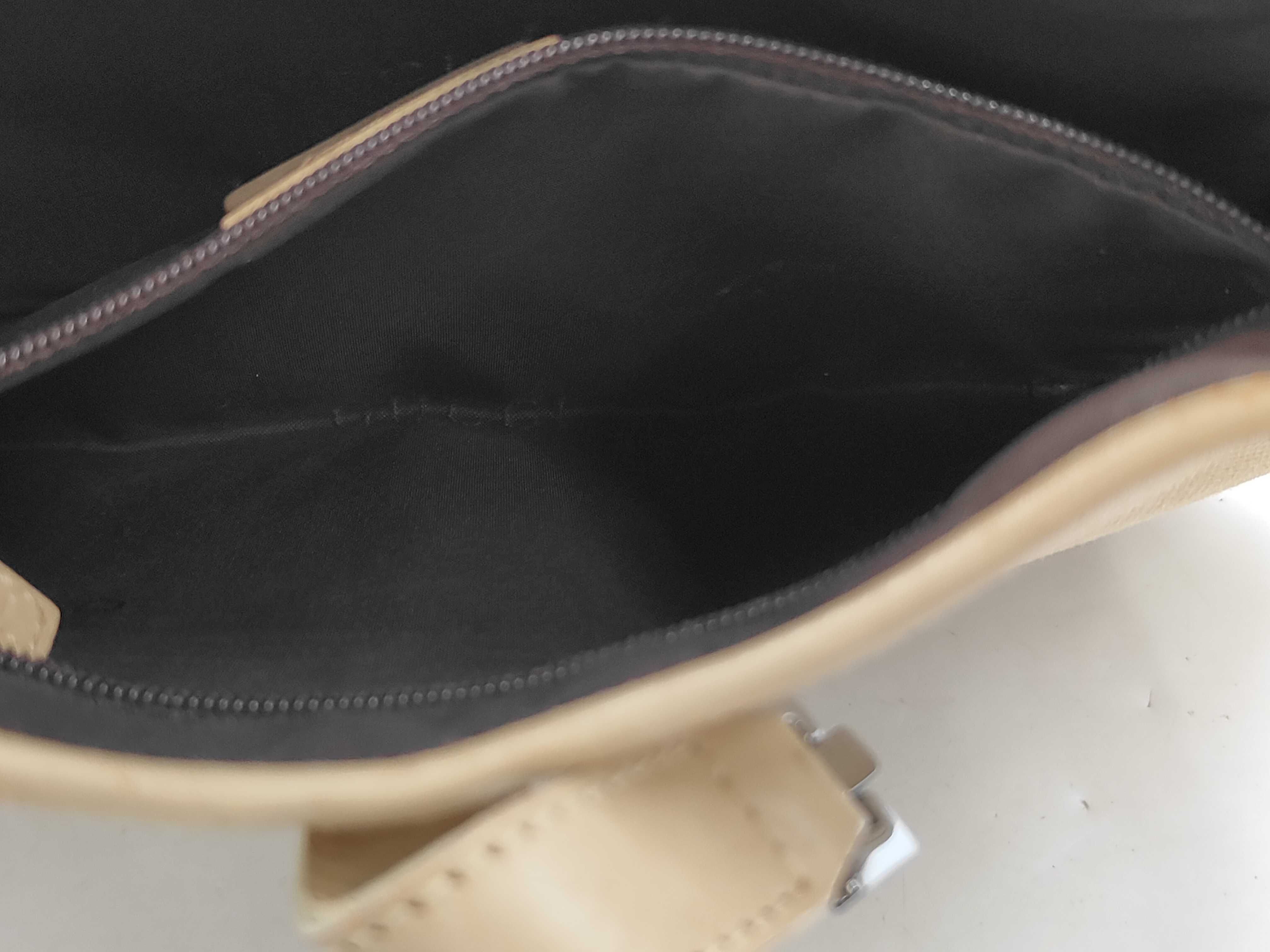Jackie Gucci Handbag Jackie Beige Canvas Leather Shoulder Bag — view 12