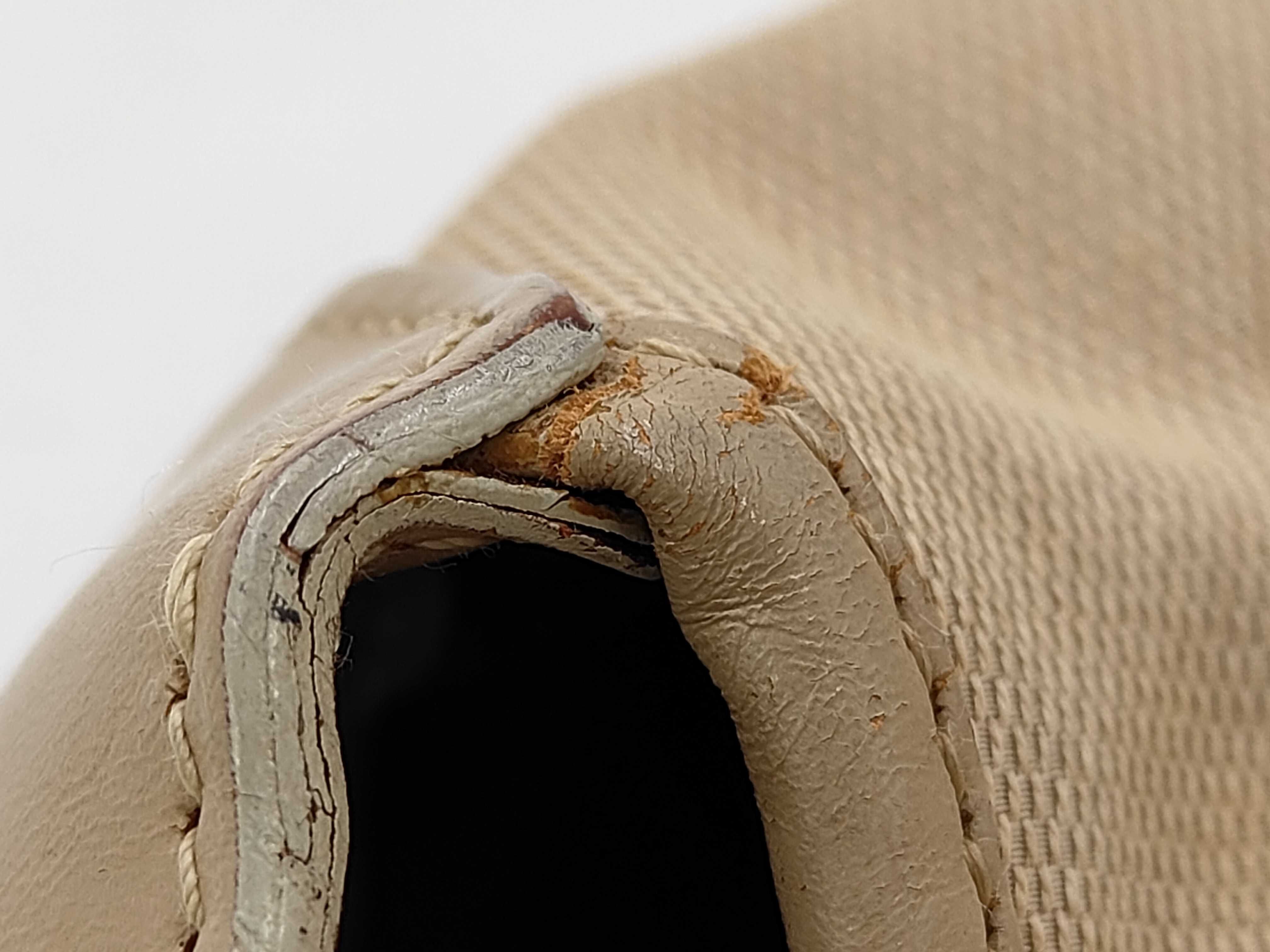 Jackie Gucci Handbag Jackie Beige Canvas Leather Shoulder Bag — view 7