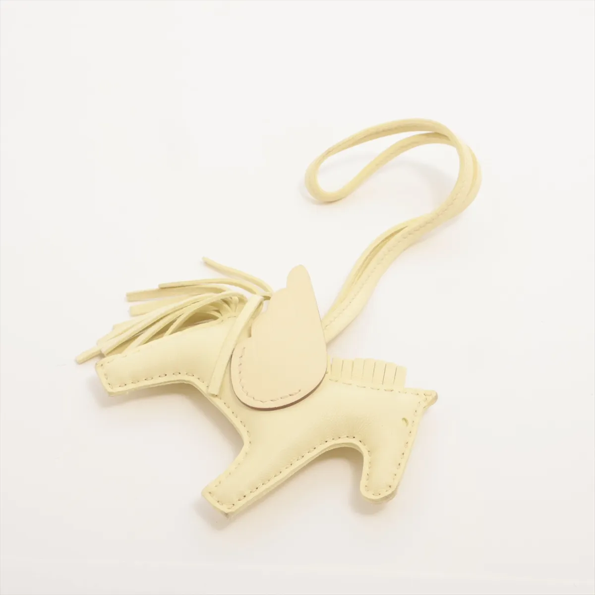 Rodeo Charm Pegasus PM, W stamp: 2024, Charm, Agneau Milo x Swift leather, Yellow, — view 2