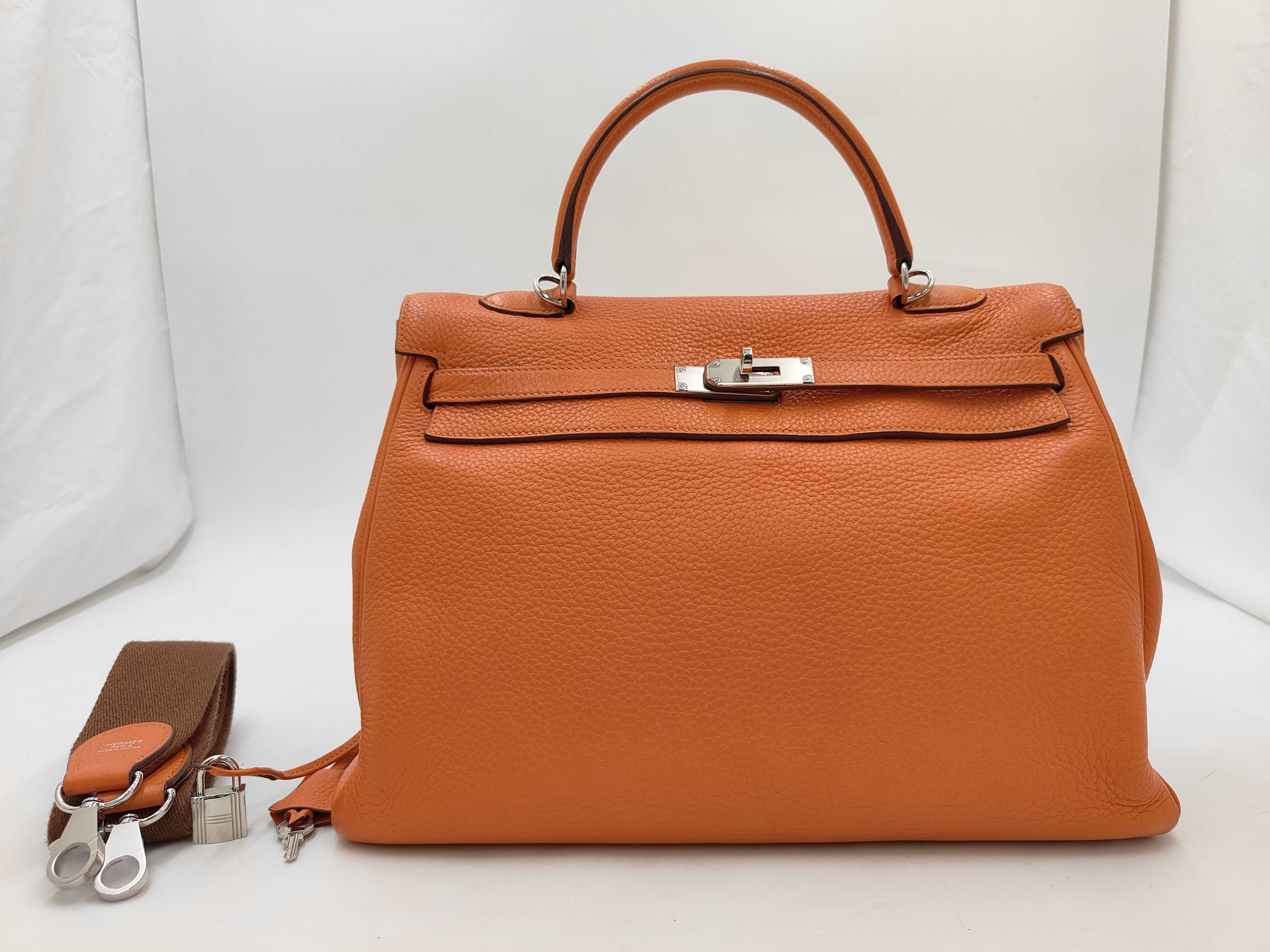 Kelly Orange Handbag