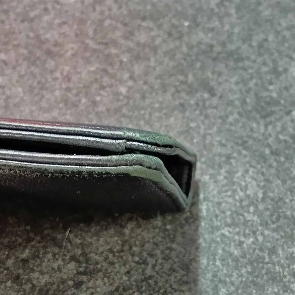 Coco Mark Caviar Skin Long Wallet, Black with Silver Hardware, 13060068 — view 11