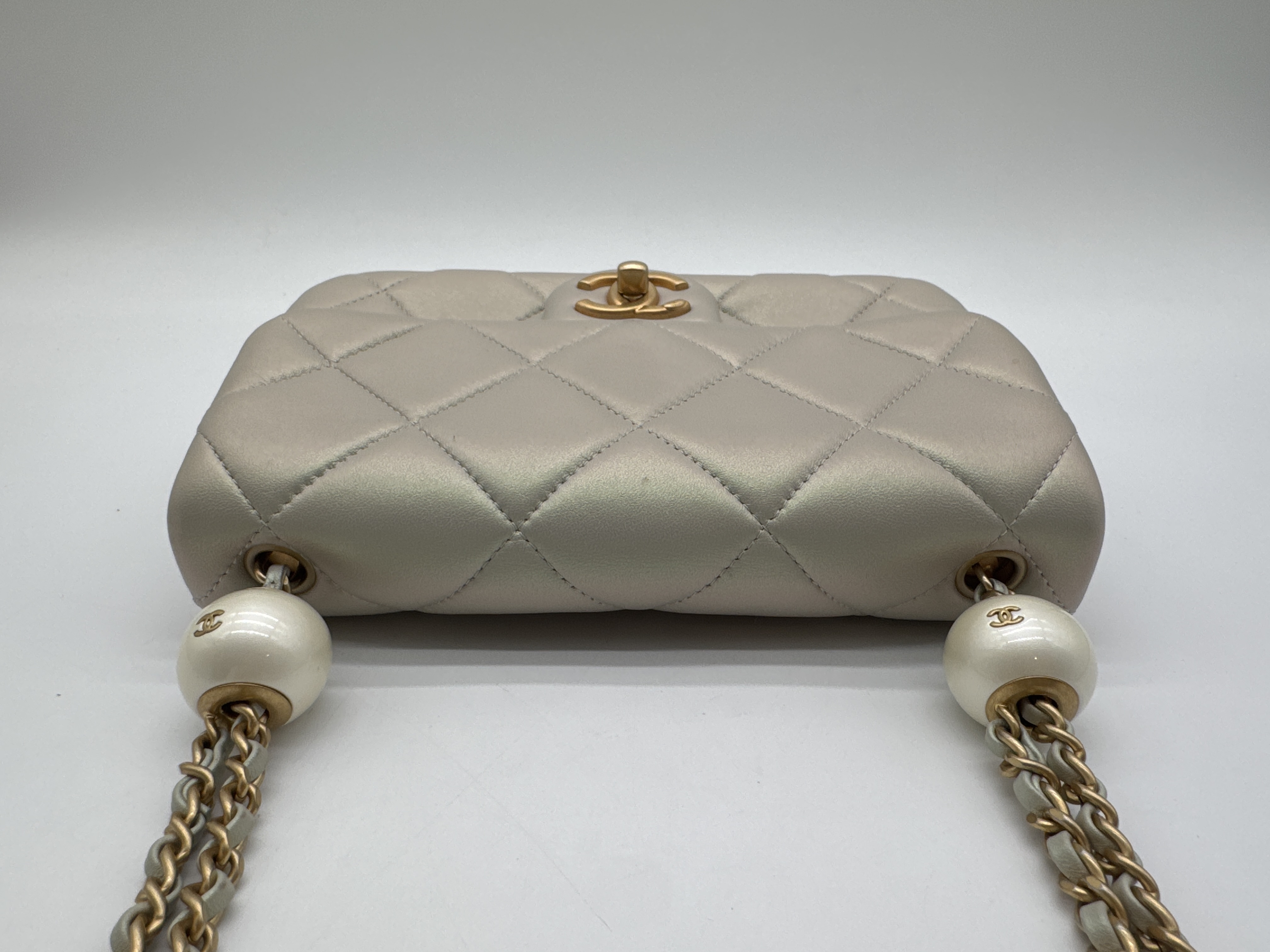 Lambskin Mini Matelassé Shoulder Bag — view 5