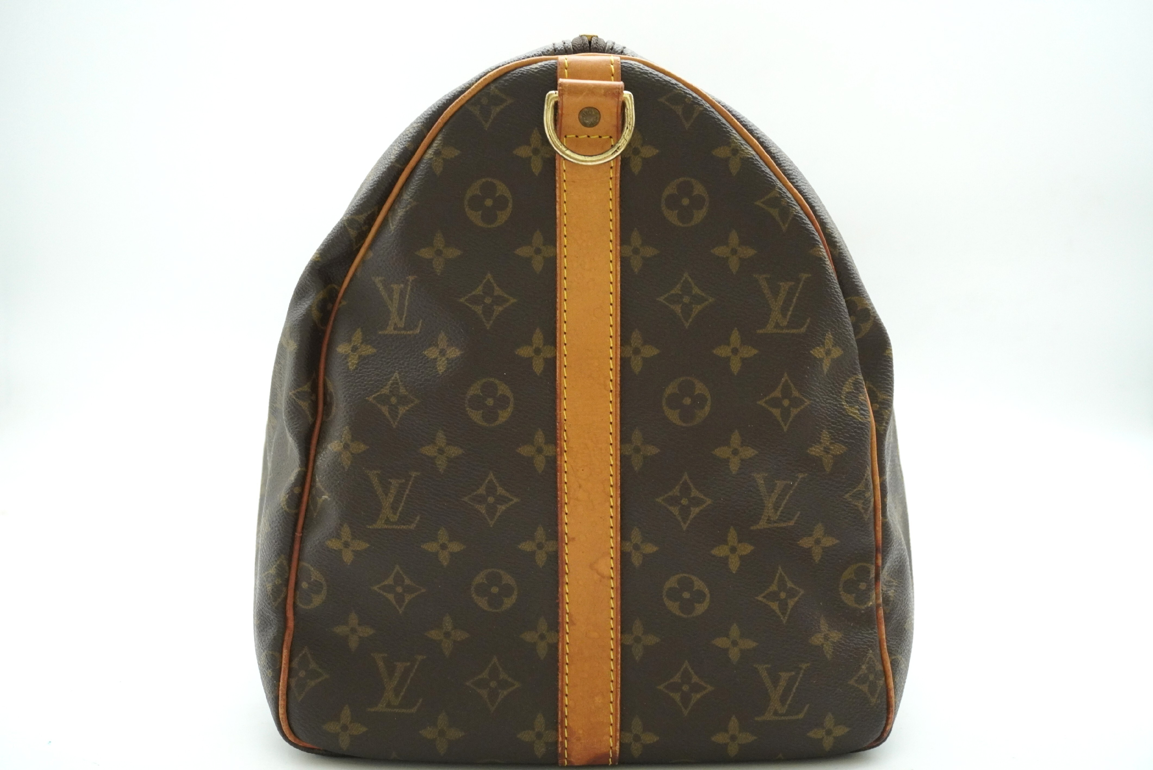 Monogram Keepall Bandoulière 55 M41414 Shoulder Strap Boston Bag — view 3