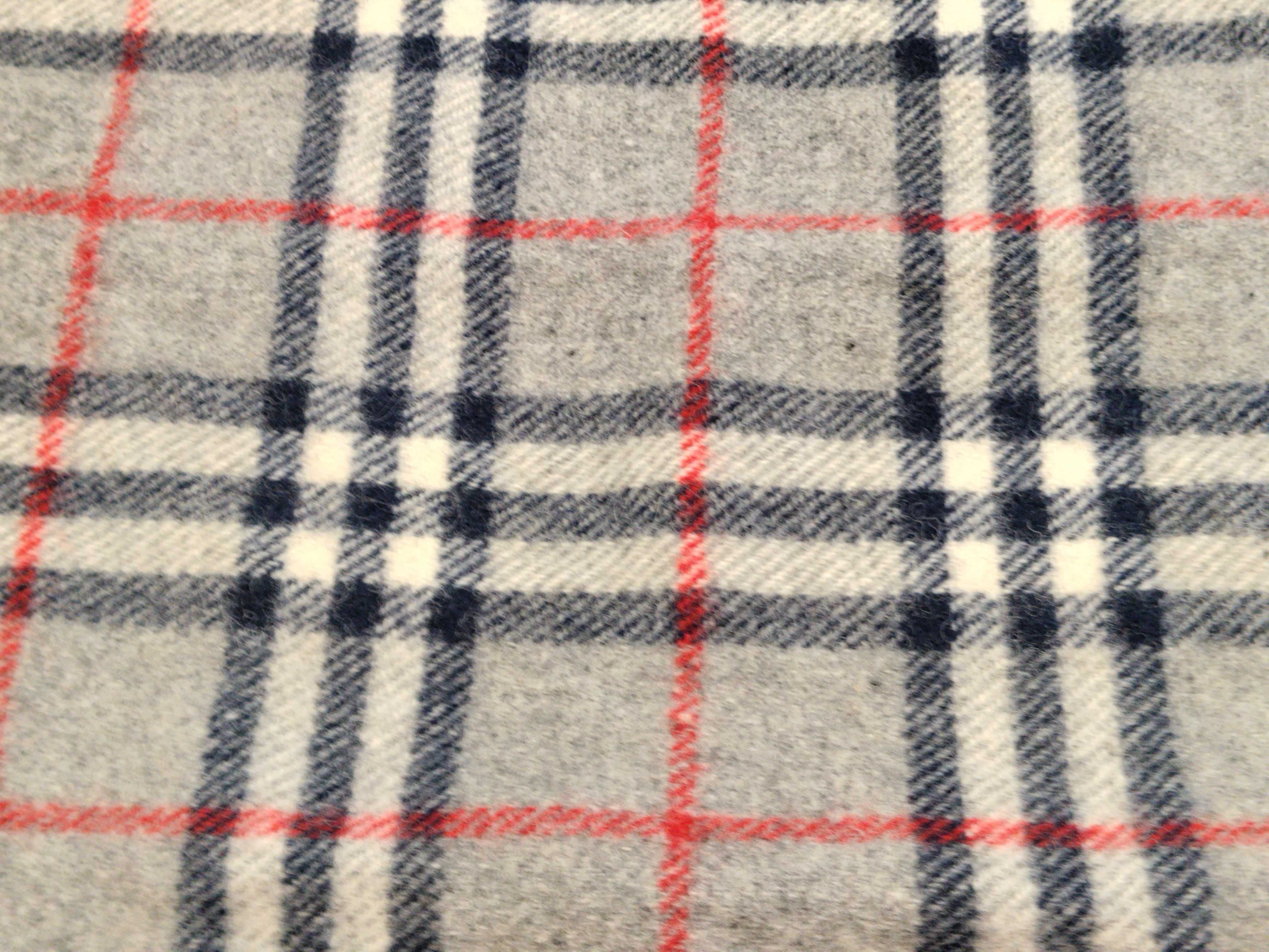Nova Check Lap Blanket Shawl, Gray, Other Accessories — view 8