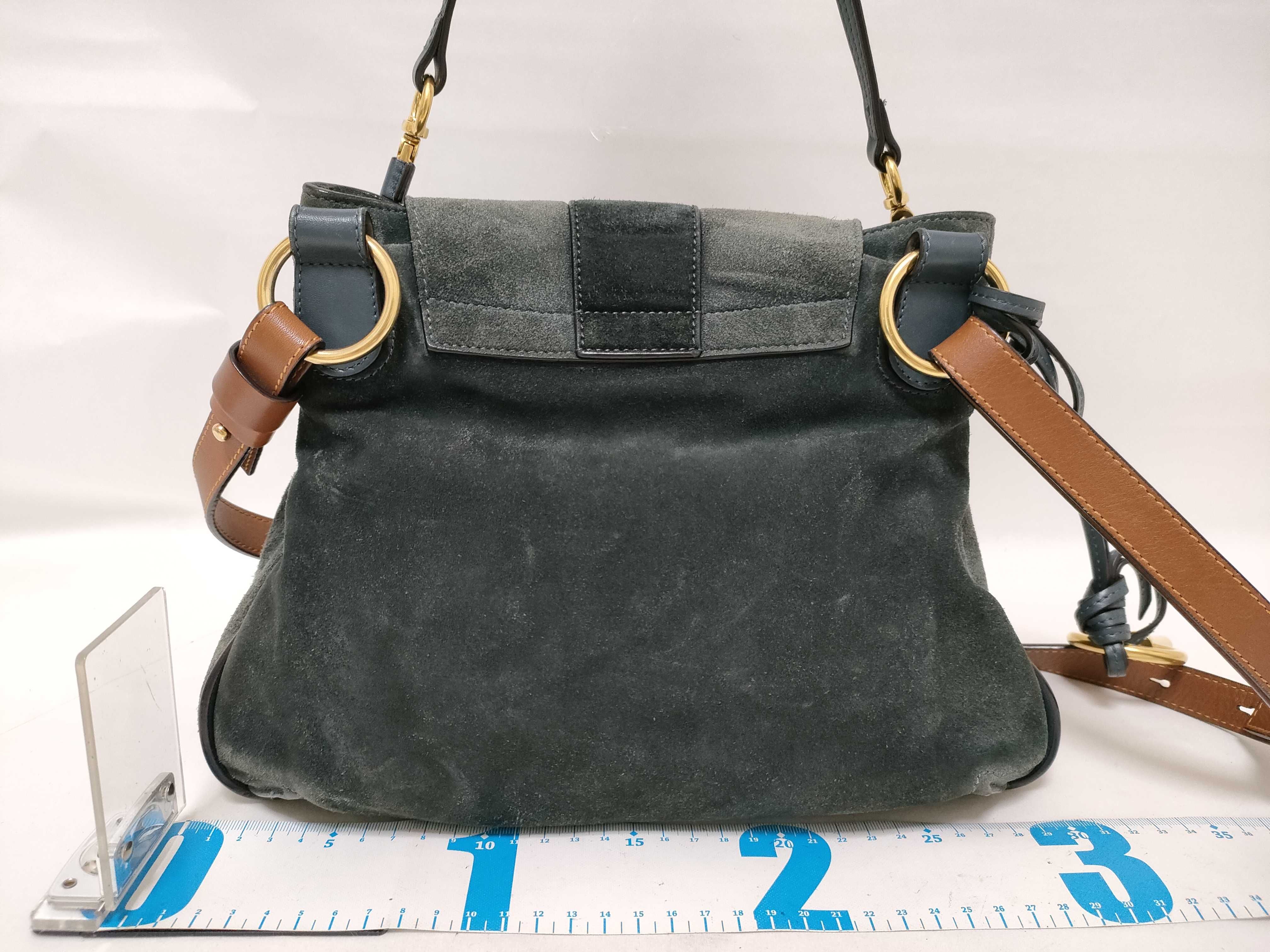 LEXA 2-way handbag, suede shoulder bag — view 2
