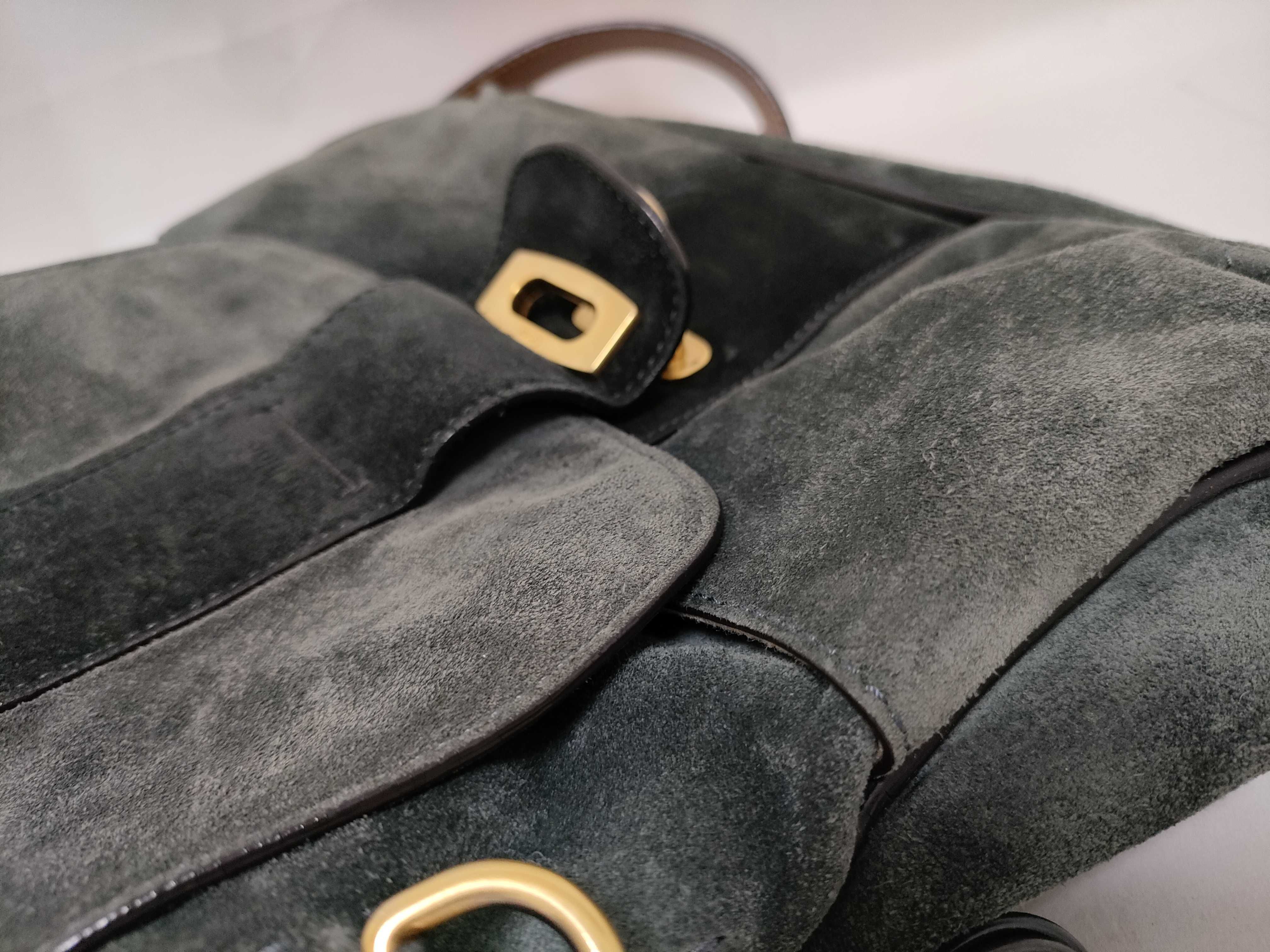 LEXA 2-way handbag, suede shoulder bag — view 15