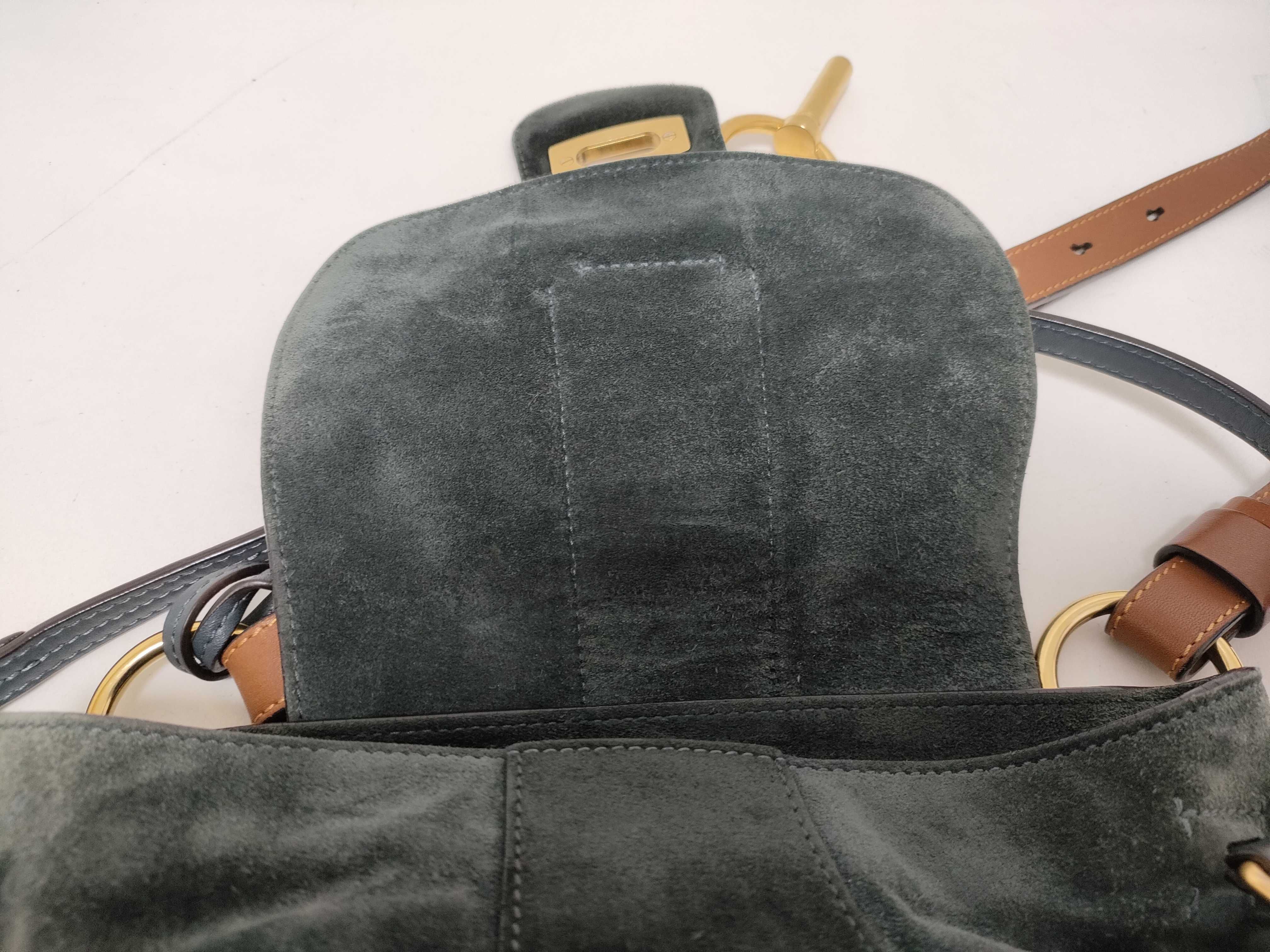 LEXA 2-way handbag, suede shoulder bag — view 8
