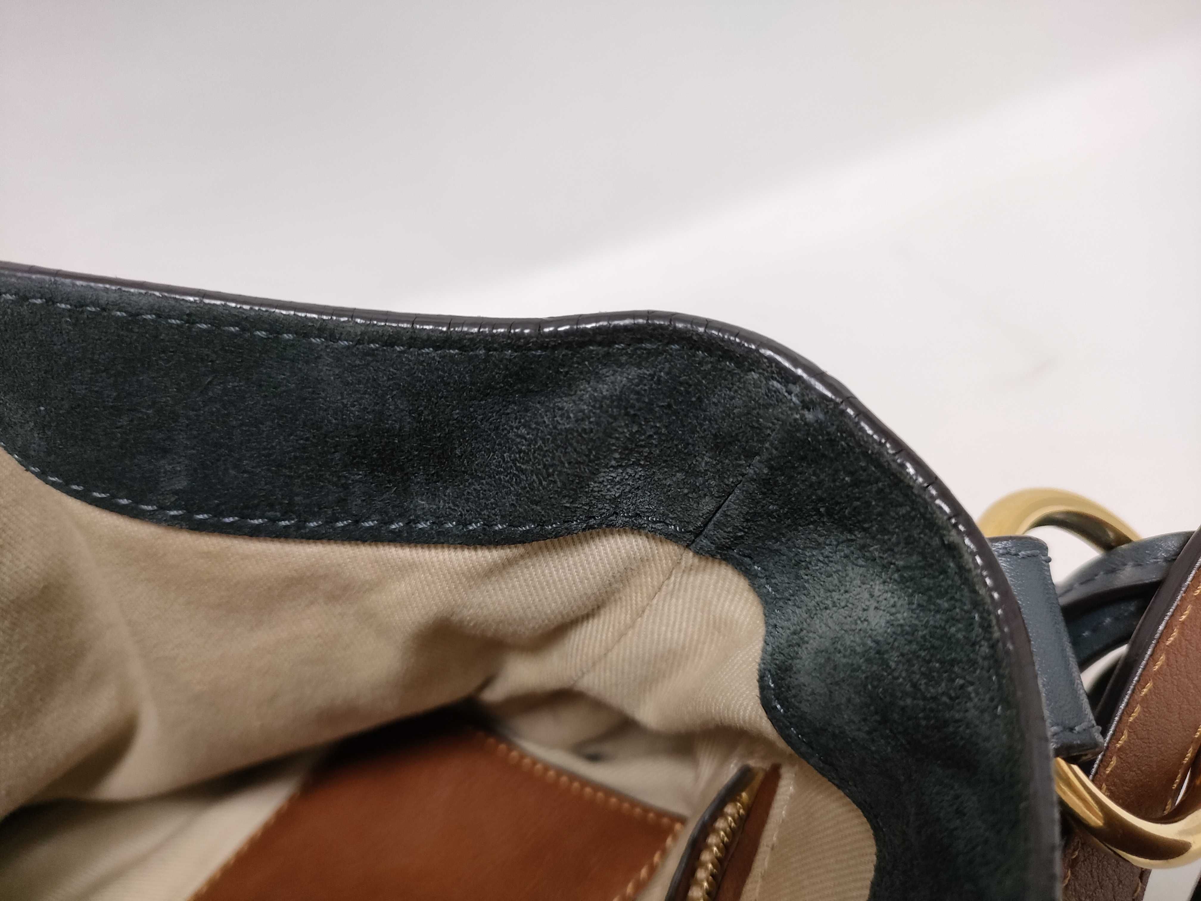 LEXA 2-way handbag, suede shoulder bag — view 9