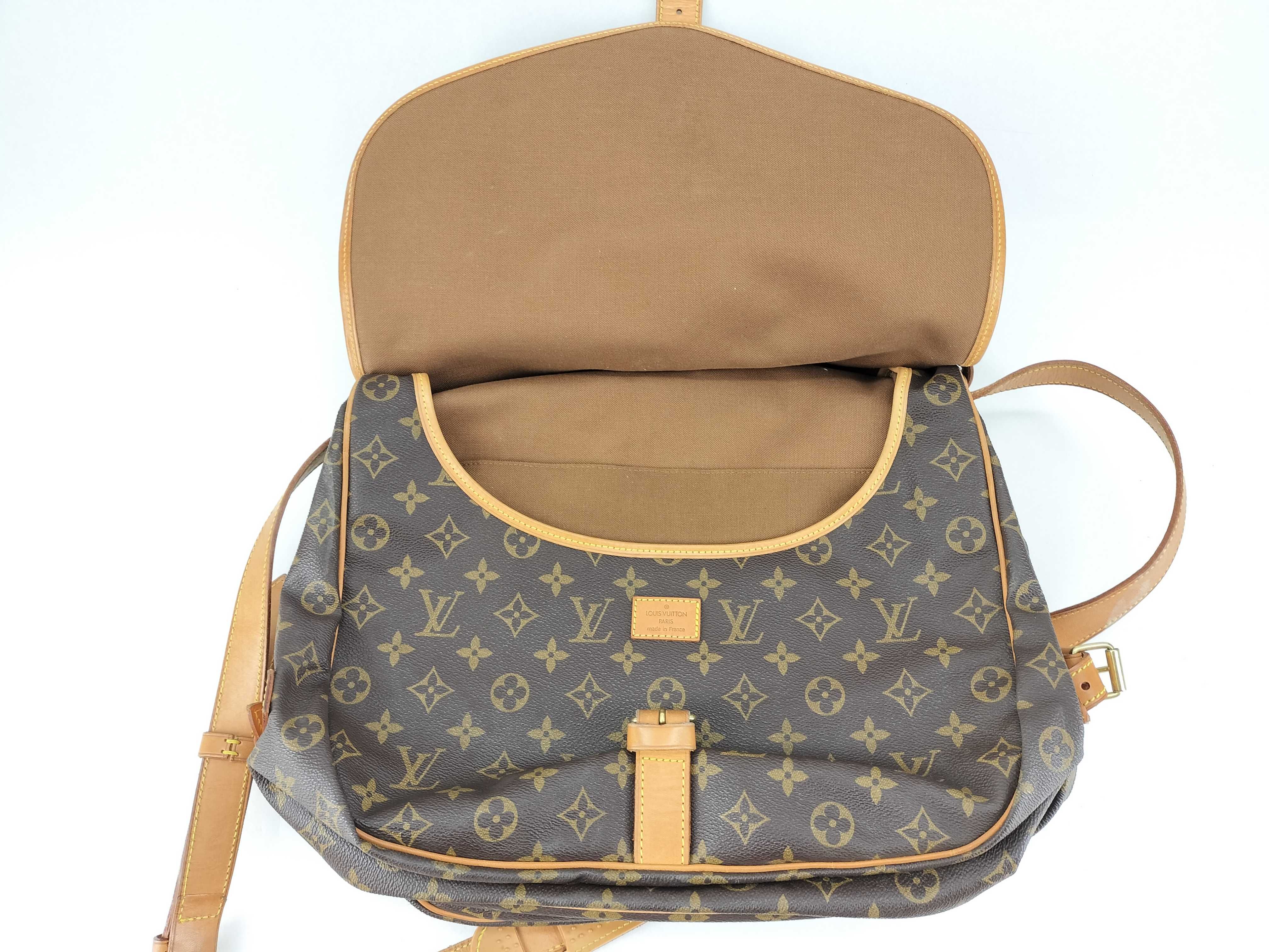 Monogram Saumur Shoulder Bag — view 12